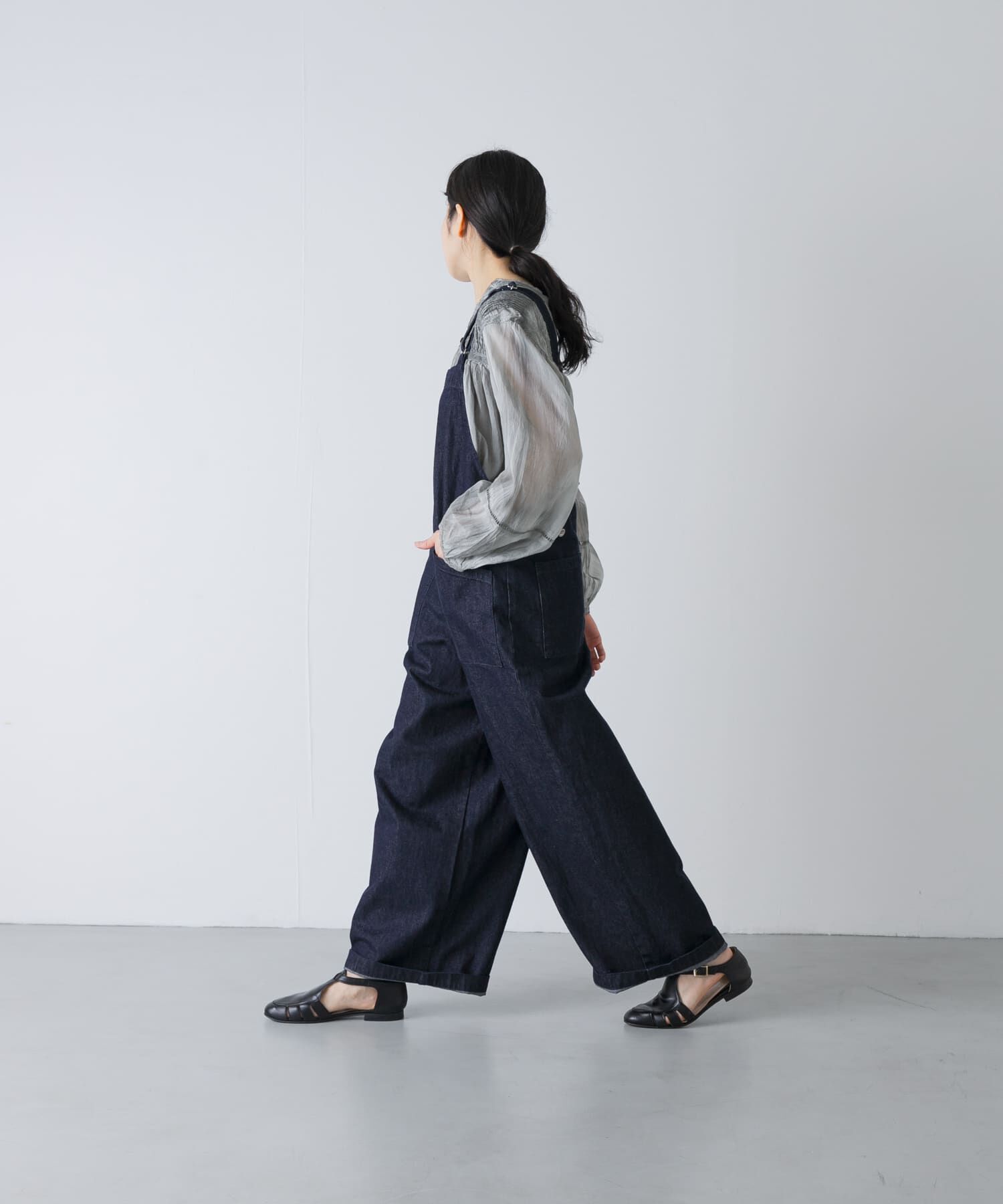 かぐれ「バッククロスサロペット」|スカート|