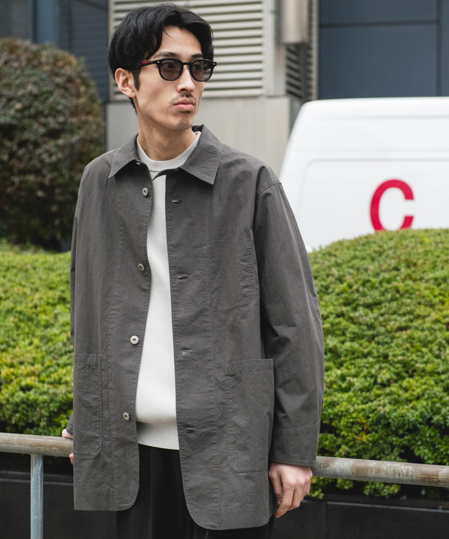 URBAN RESEARCH DOORS「バイオウォッシュ カバーオール ミドルジャケット」|その他|