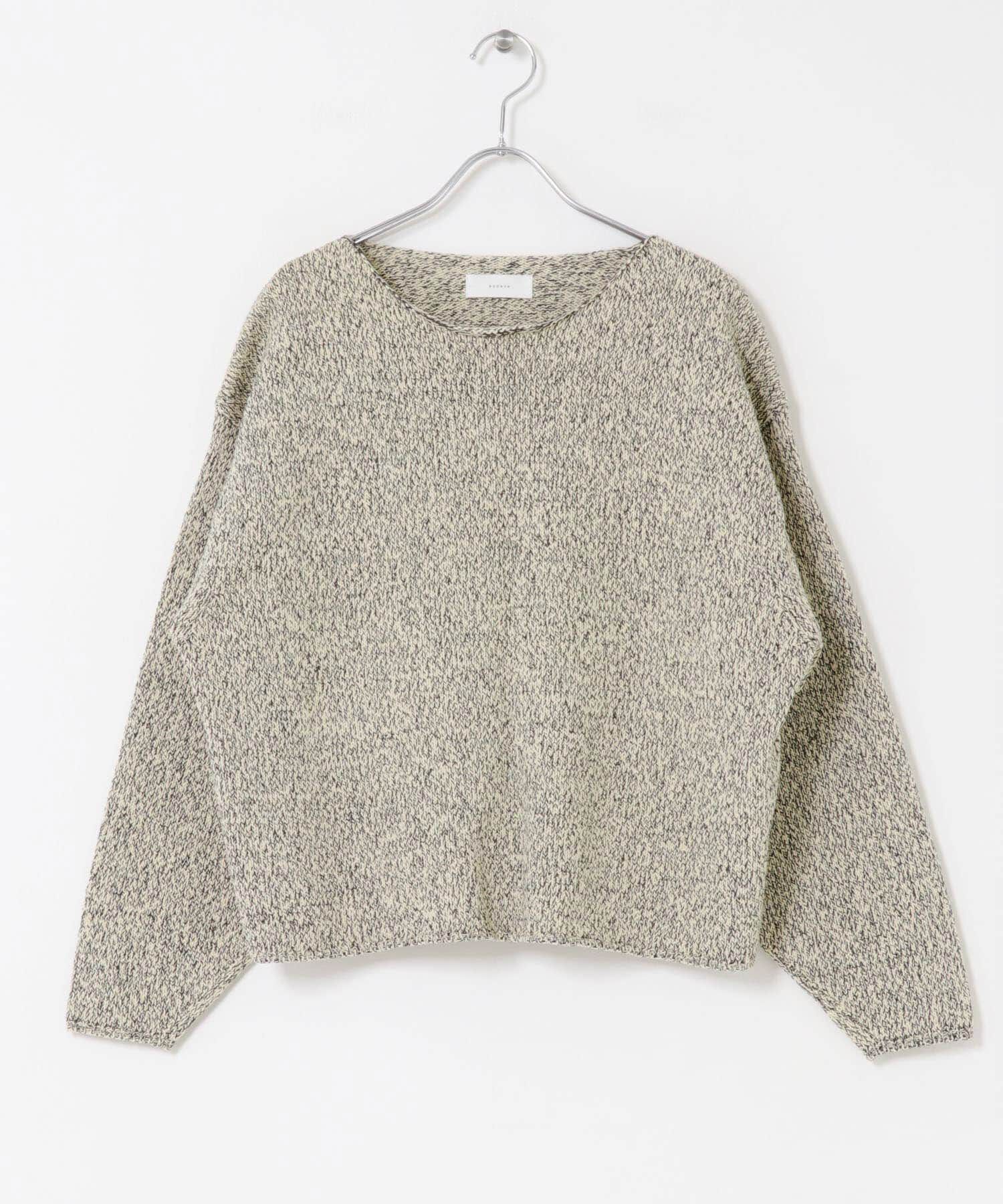 かぐれ「テープヤーンボートネックニット」|ニット・セーター|