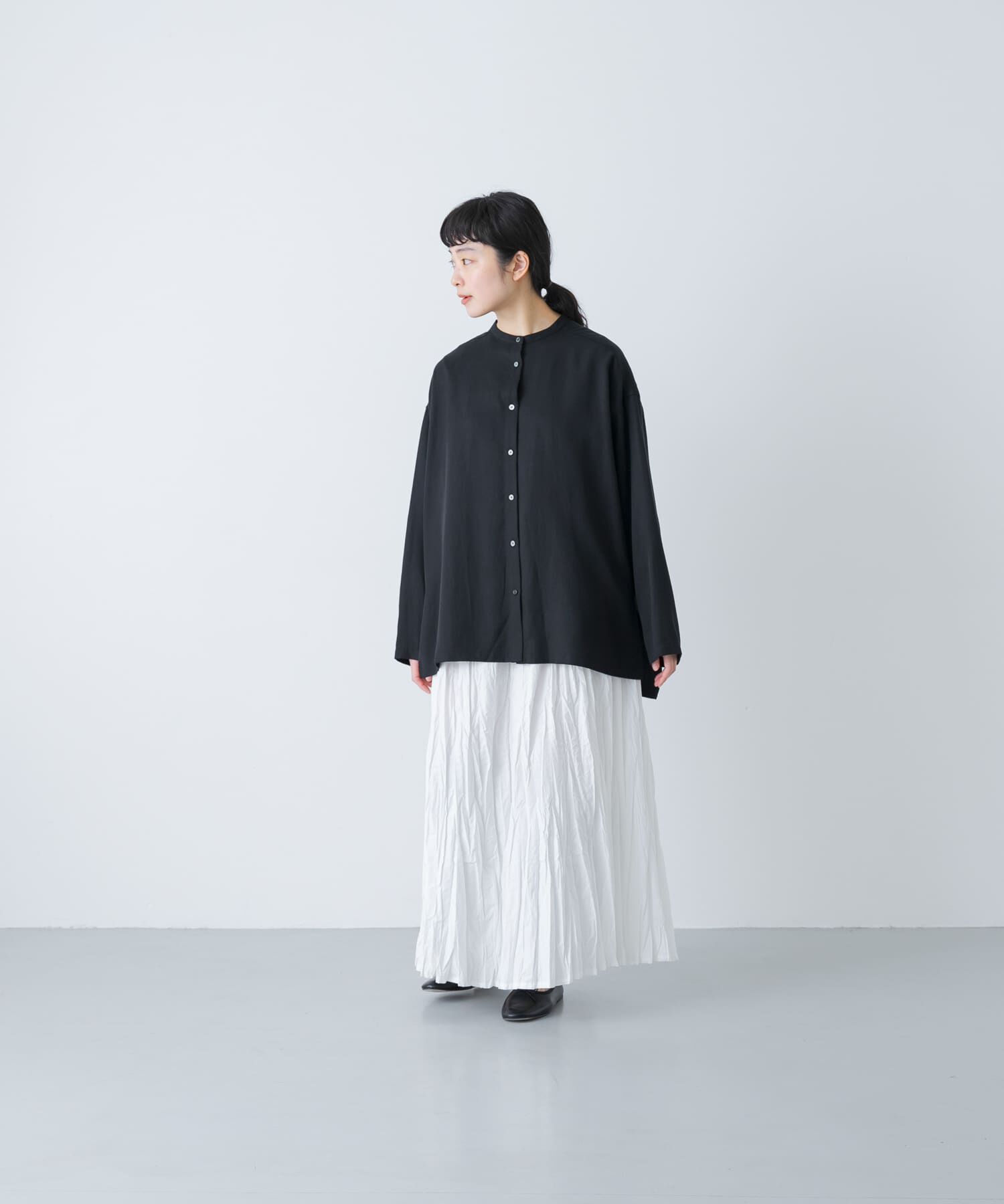 かぐれ「レーヨンワイドシャツ」|シャツ・ブラウス|