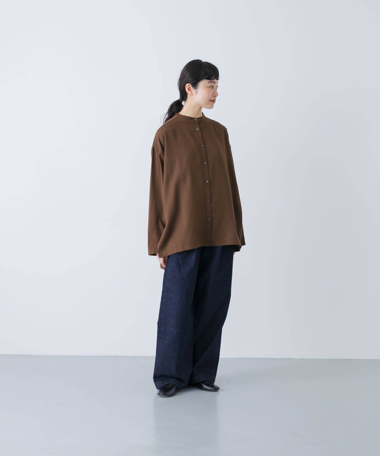 かぐれ「レーヨンワイドシャツ」|シャツ・ブラウス|
