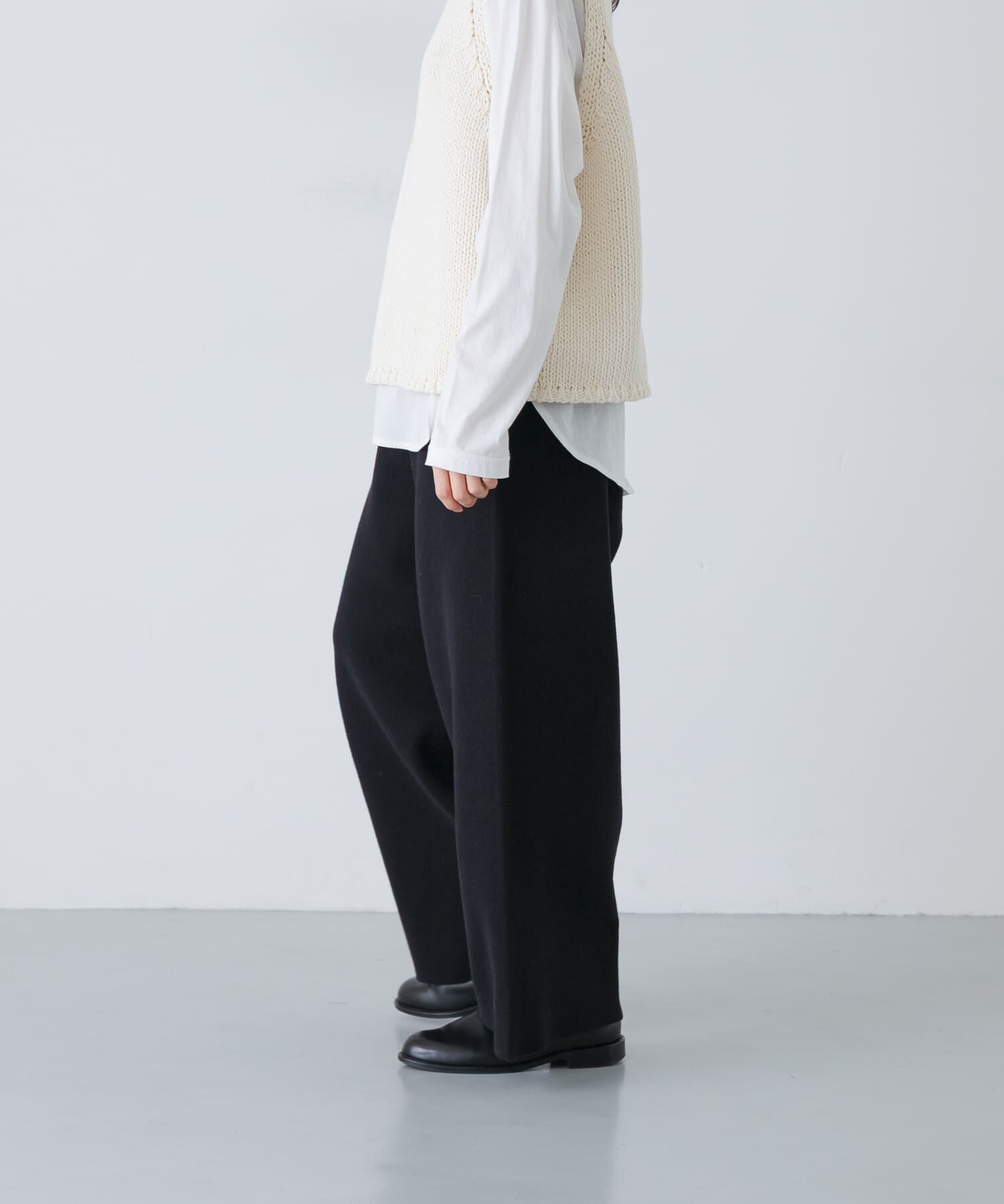 かぐれ「コットンカシミヤニットパンツ」|その他|