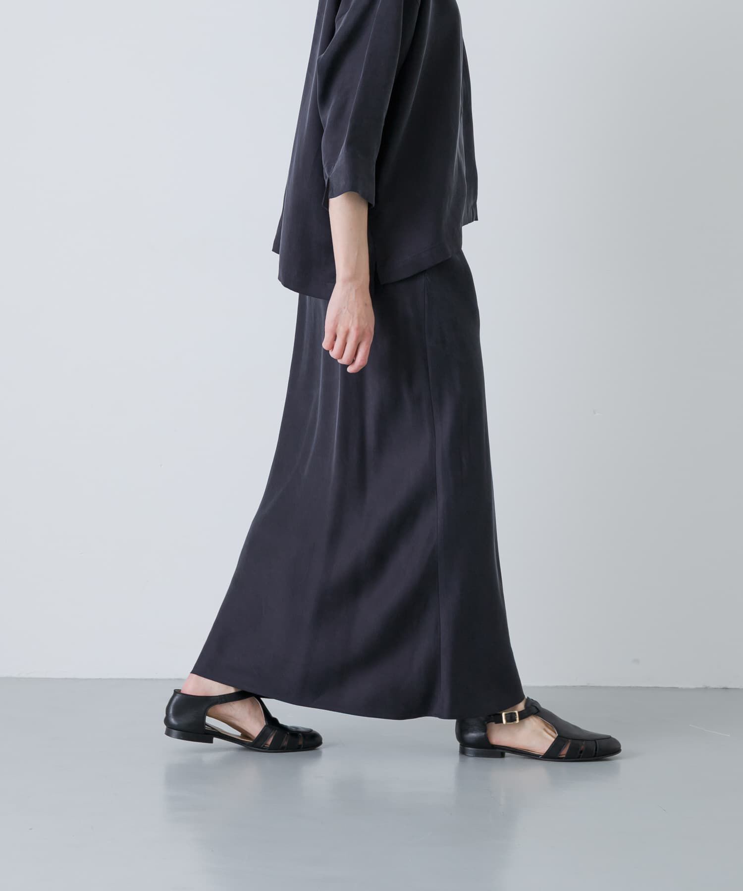 かぐれ「『2サイズ展開』キュプラバイアススカート」|スカート|