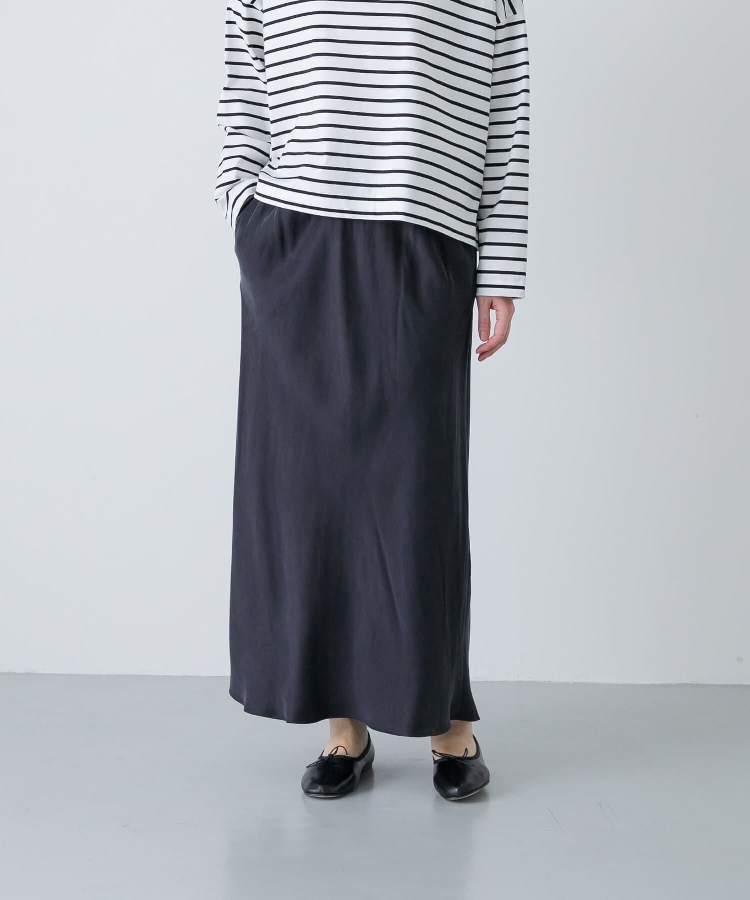 かぐれ「『2サイズ展開』キュプラバイアススカート」|スカート|