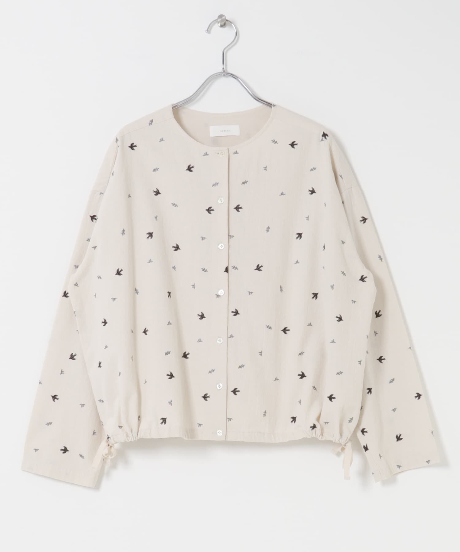 かぐれ「ツバメ刺繍ブラウス」|シャツ・ブラウス|