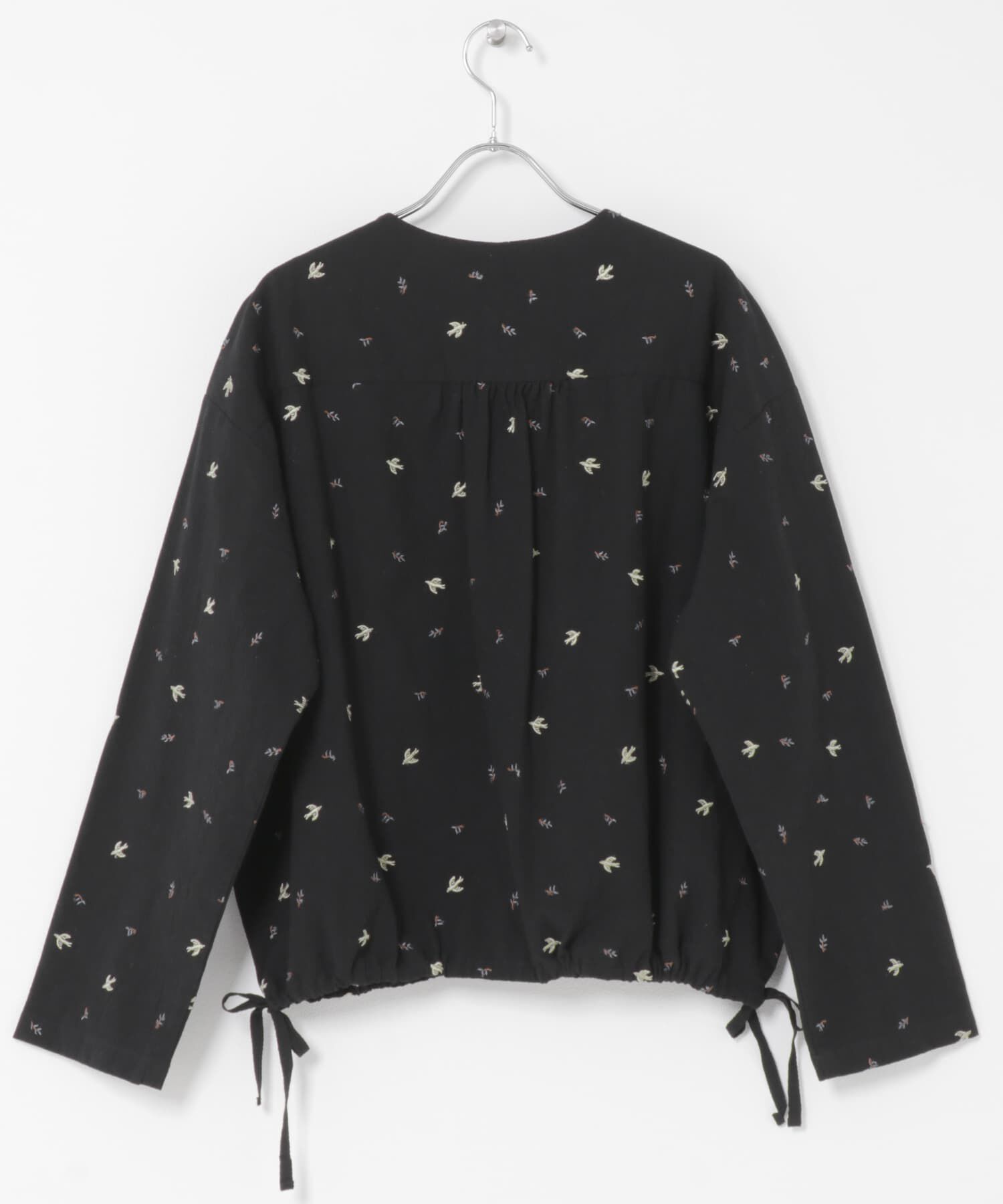 かぐれ「ツバメ刺繍ブラウス」|シャツ・ブラウス|