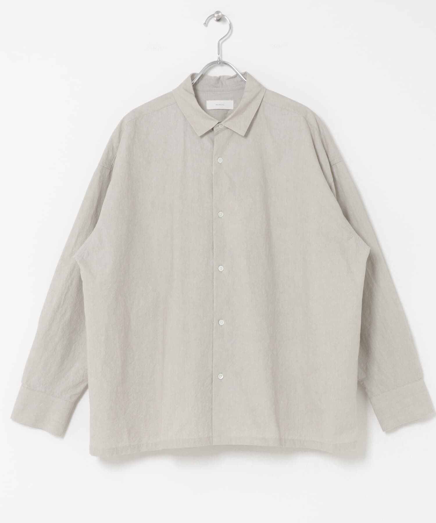 かぐれ「『ユニセックス』コットンレギュラーカラーボックスシャツ」|シャツ・ブラウス|