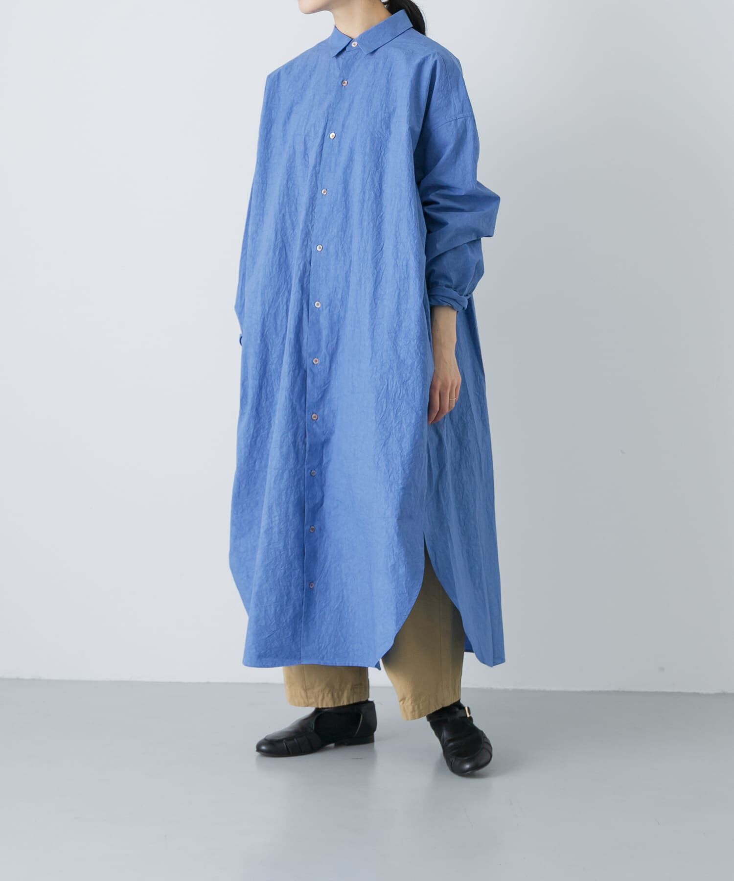 かぐれ「ワイドシャツワンピース」|ワンピース|