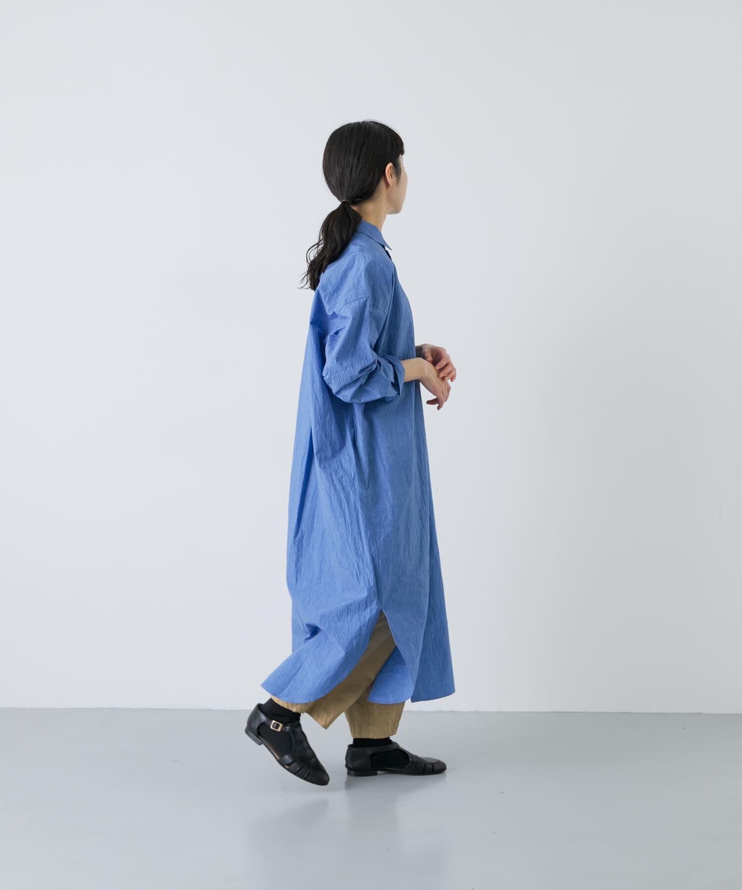 かぐれ「ワイドシャツワンピース」|ワンピース|