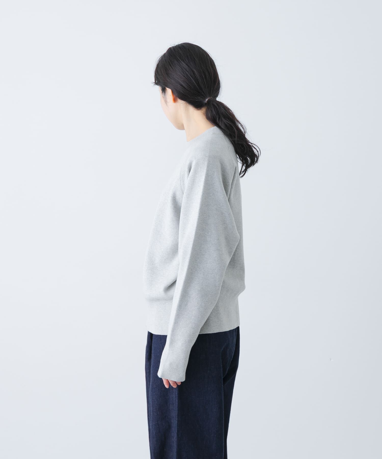 かぐれ「コットンスウェットニット」|ニット・セーター|