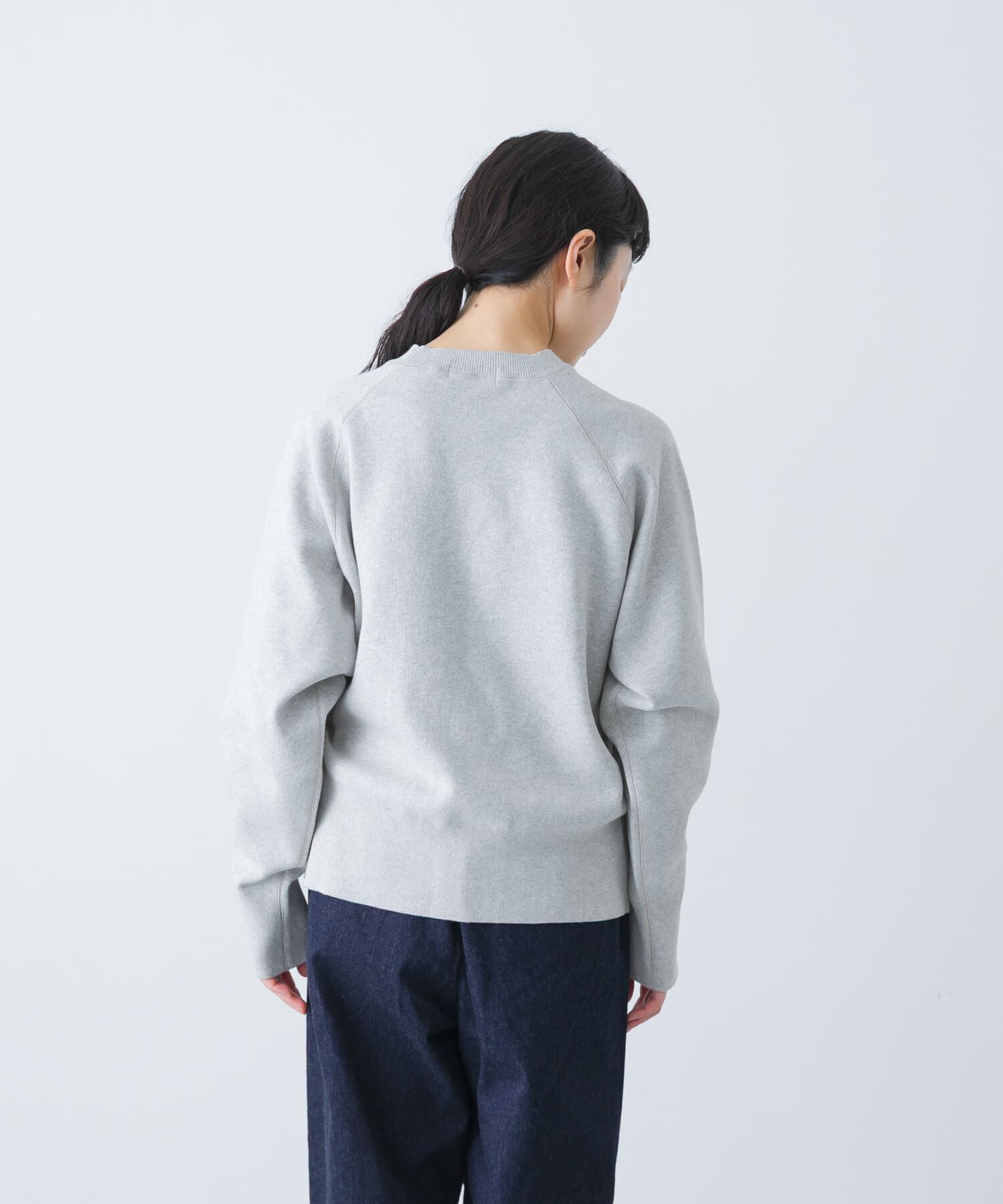 かぐれ「コットンスウェットニット」|ニット・セーター|