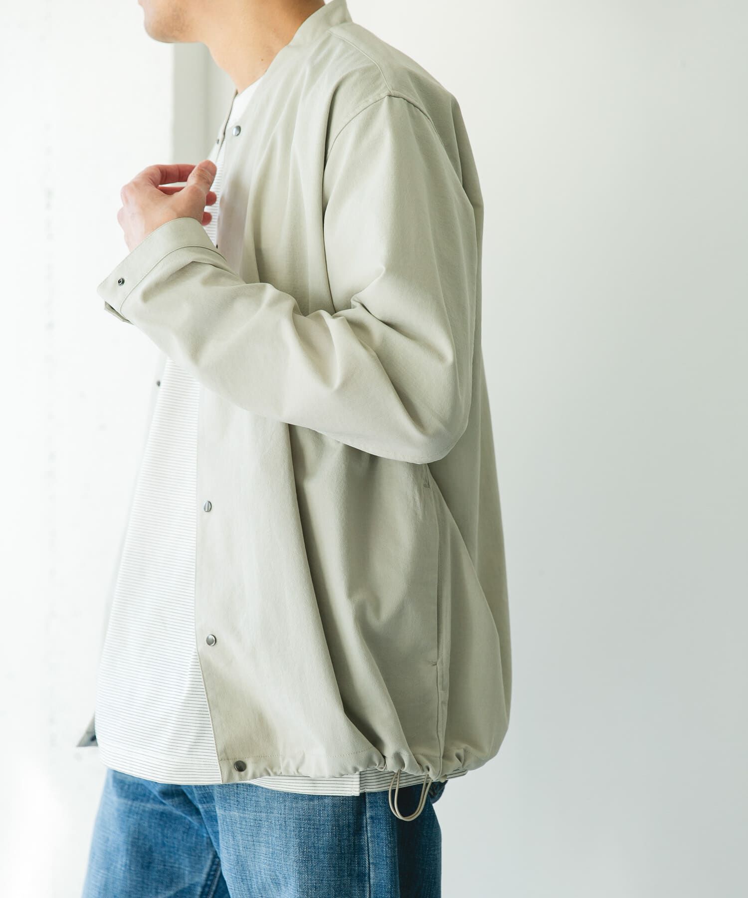 URBAN RESEARCH DOORS「『ｲｰｼﾞｰｹｱ/速乾/UVｶｯﾄ』ｸｲｯｸﾄﾞﾗｲ ﾉｰｶﾗｰﾗｲﾄﾌ  」|ブルゾン・スタジャン|