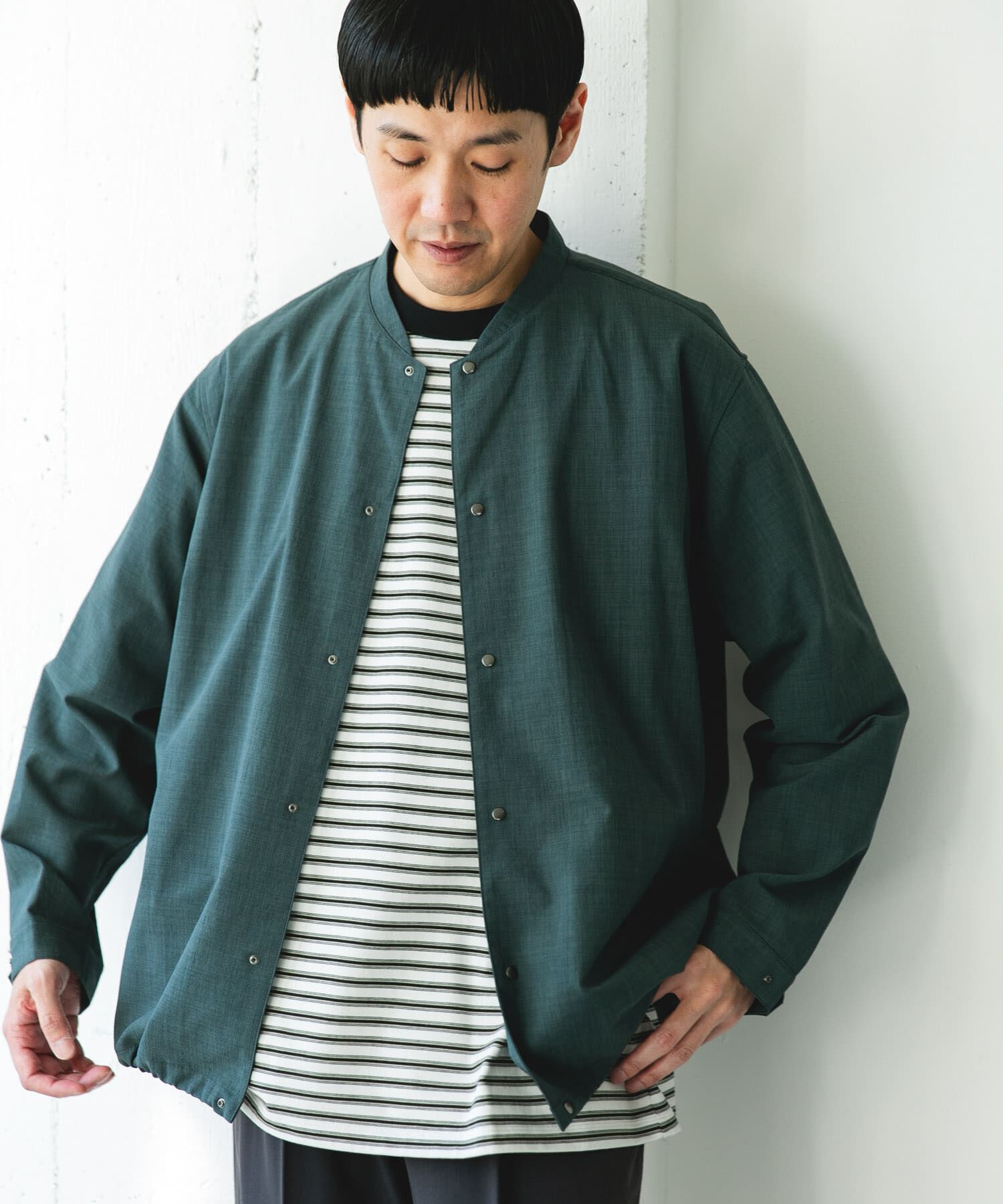 URBAN RESEARCH DOORS「『ｲｰｼﾞｰｹｱ/速乾/UVｶｯﾄ』ｸｲｯｸﾄﾞﾗｲ ﾉｰｶﾗｰﾗｲﾄﾌ  」|ブルゾン・スタジャン|