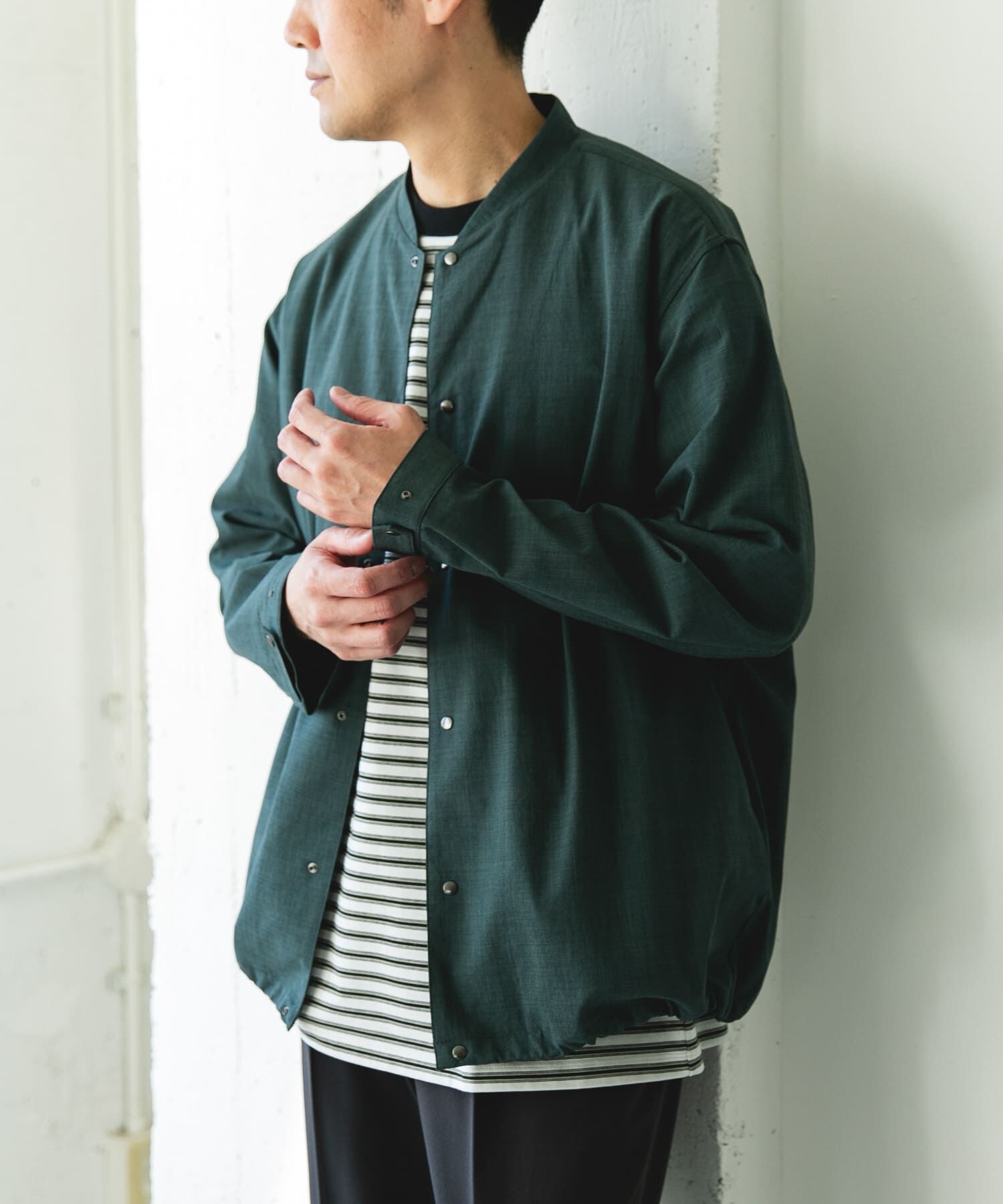 URBAN RESEARCH DOORS「『ｲｰｼﾞｰｹｱ/速乾/UVｶｯﾄ』ｸｲｯｸﾄﾞﾗｲ ﾉｰｶﾗｰﾗｲﾄﾌ  」|ブルゾン・スタジャン|