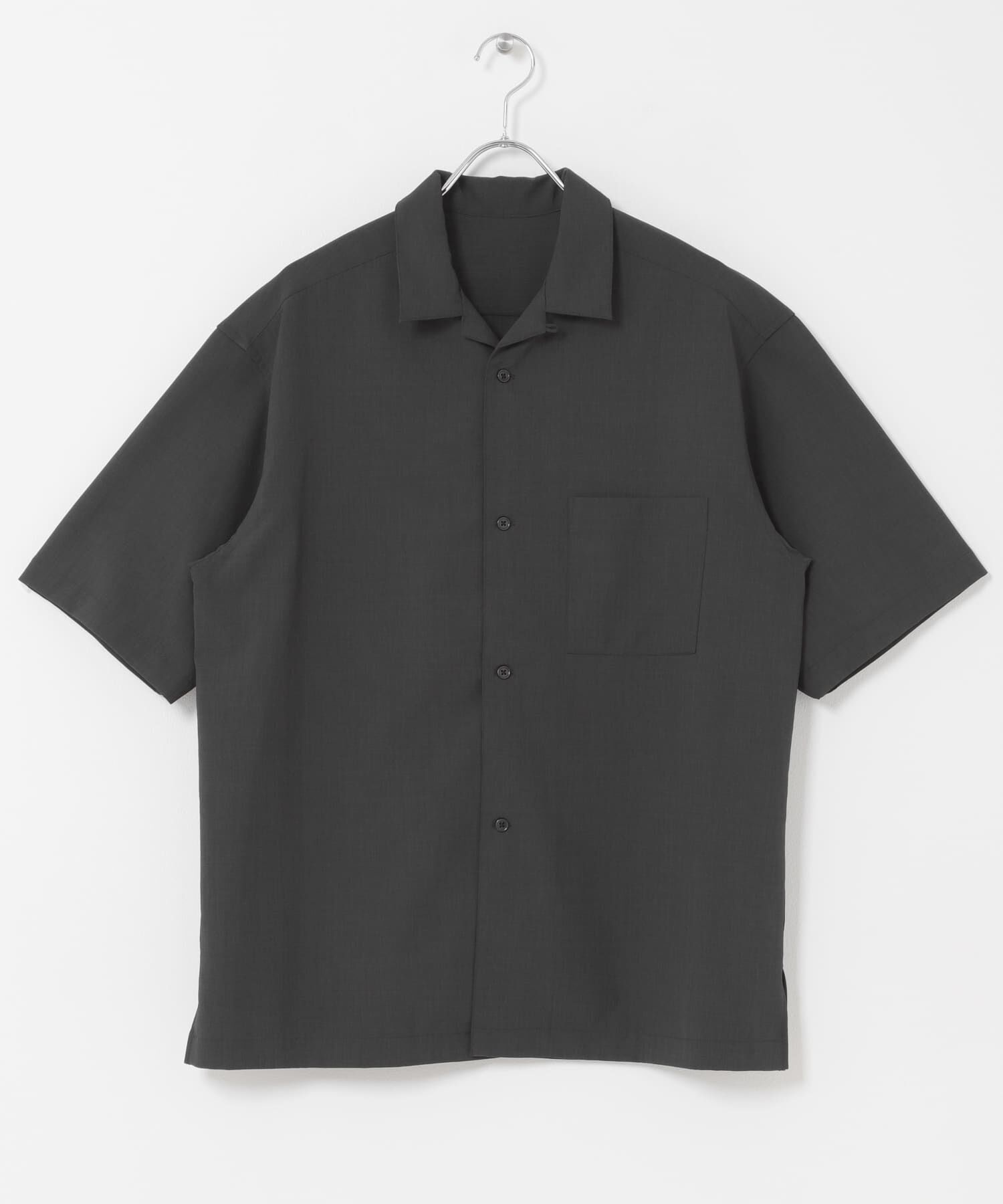 URBAN RESEARCH DOORS「クイックドライ オープンカラーショートスリーブシャツ」|シャツ・ブラウス|