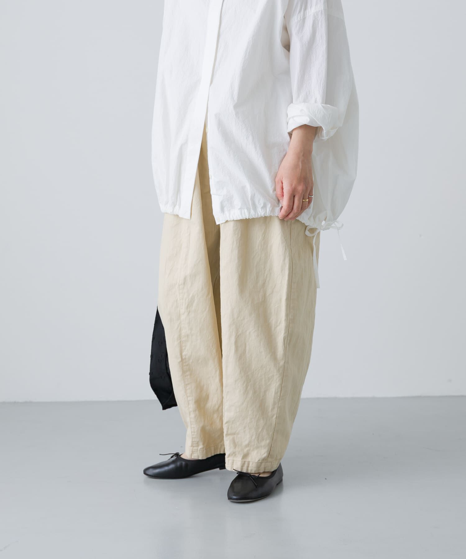 かぐれ「コットンリネンボリュームパンツ」|その他|