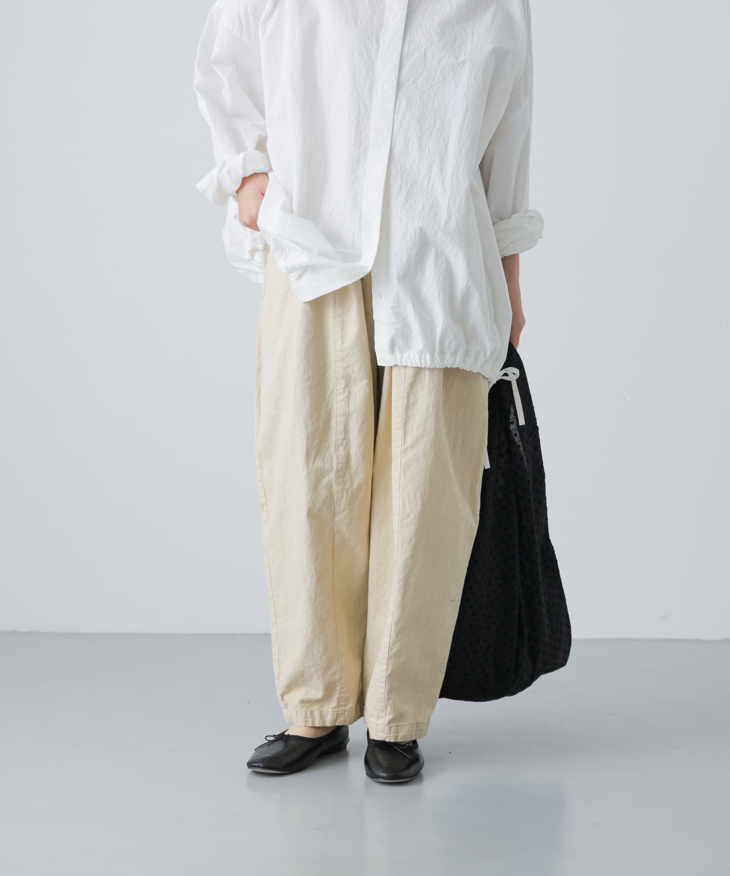 かぐれ「コットンリネンボリュームパンツ」|その他|