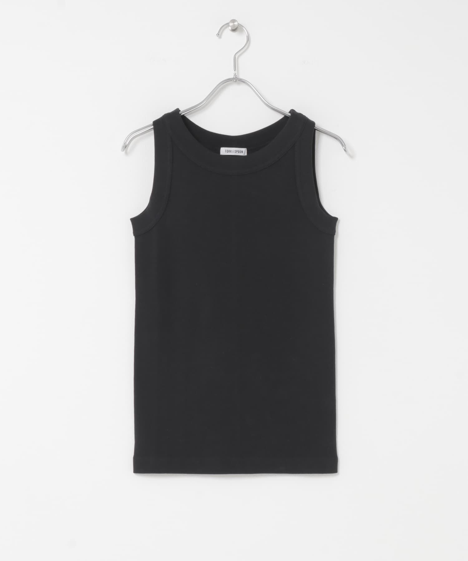 URBAN RESEARCH DOORS「FORK&SPOON　フライスタンクトップ」|タンクトップ|ブラック