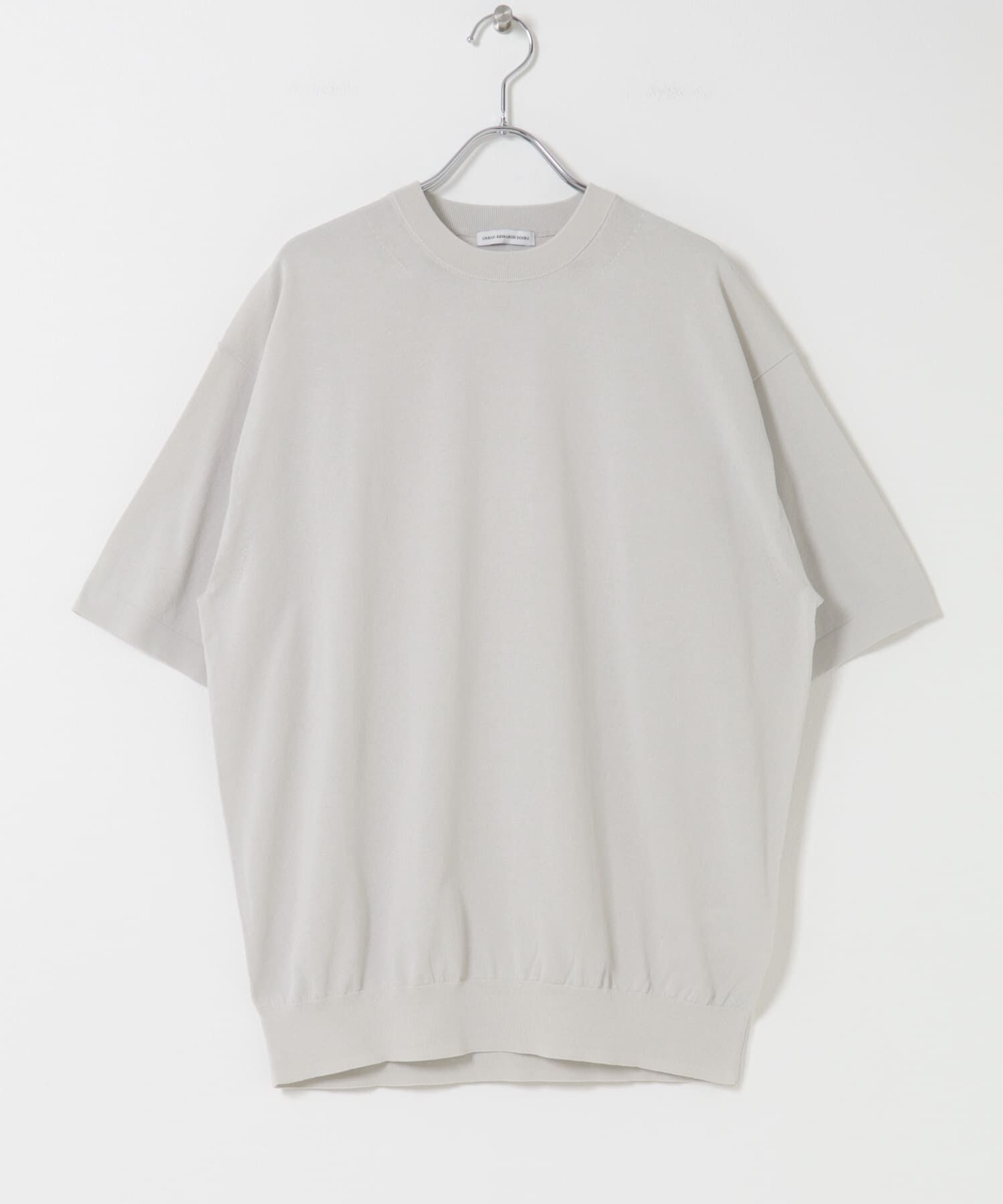 URBAN RESEARCH DOORS「『UR TECH』サマシェア クルーネックニット」|ニット・セーター|