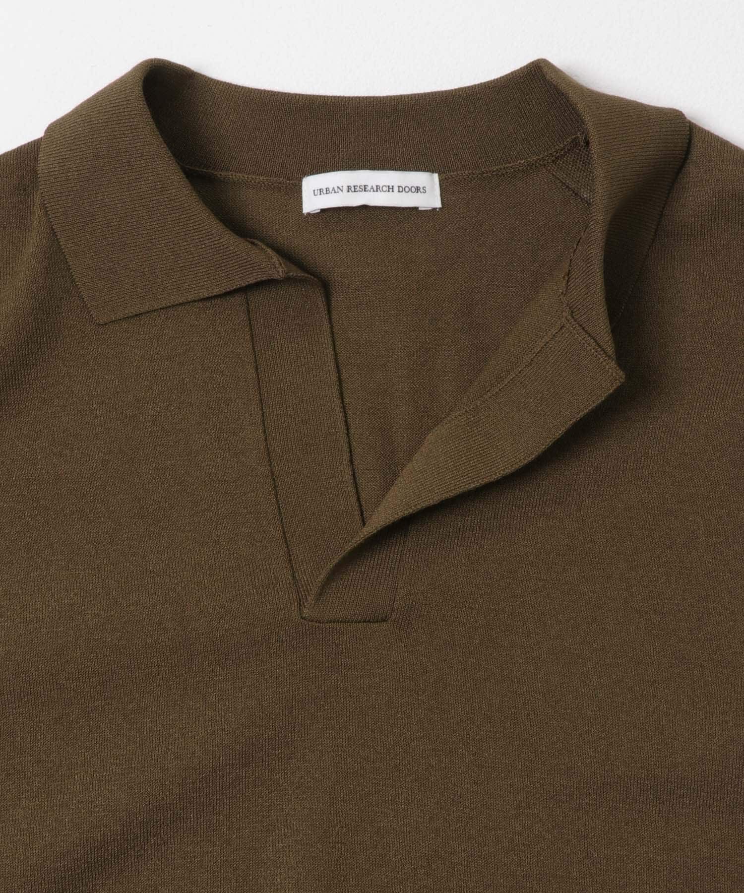 URBAN RESEARCH DOORS「『UR TECH』サマシェア スキッパーニット」|ニット・セーター|