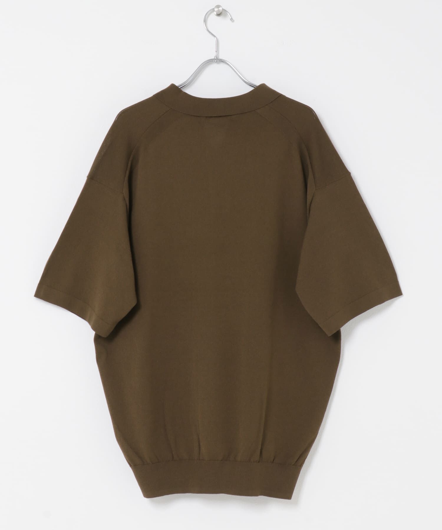 URBAN RESEARCH DOORS「『UR TECH』サマシェア スキッパーニット」|ニット・セーター|