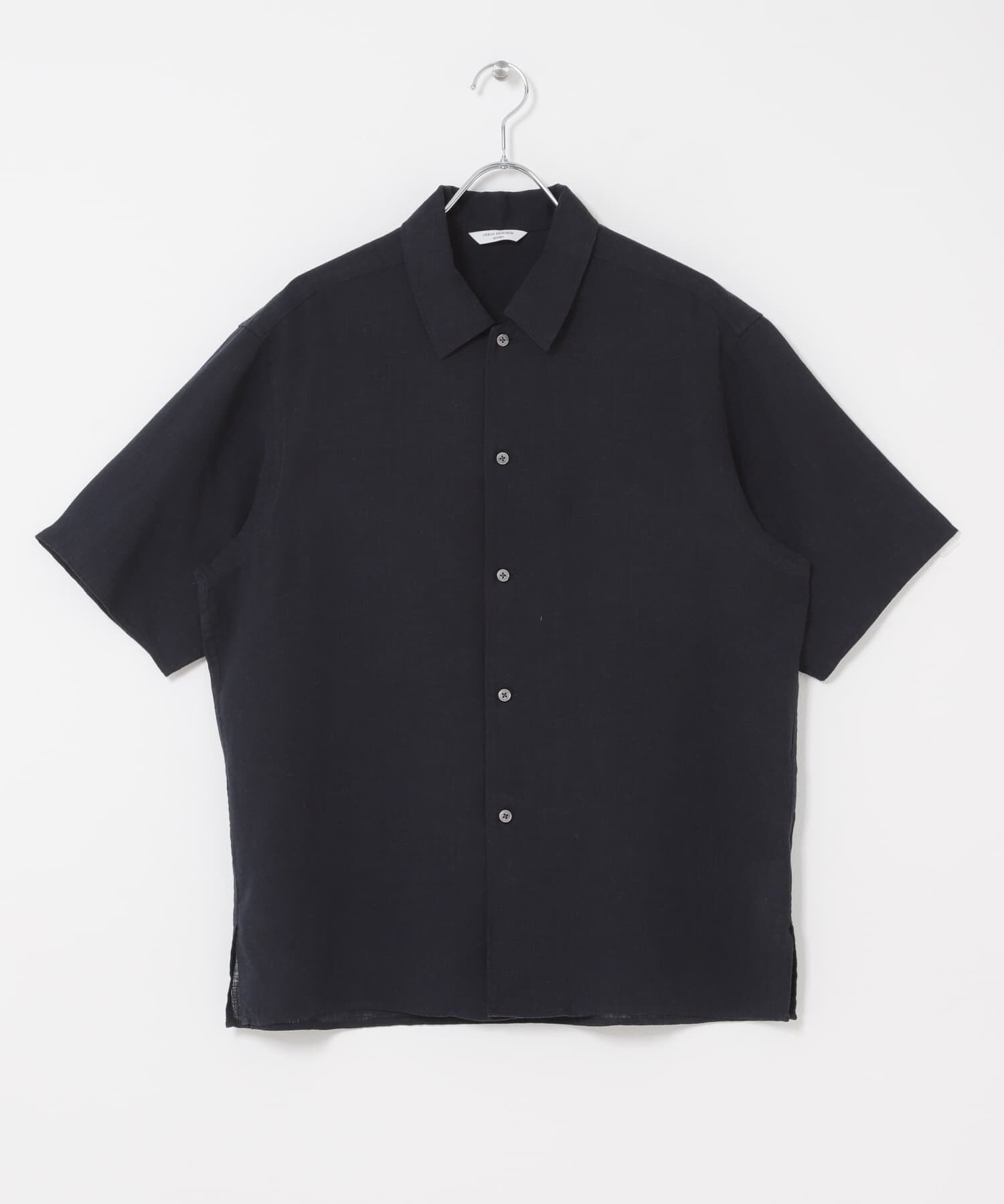 URBAN RESEARCH DOORS「カバーリングリネン キャンプカラーシャツ」|シャツ・ブラウス|