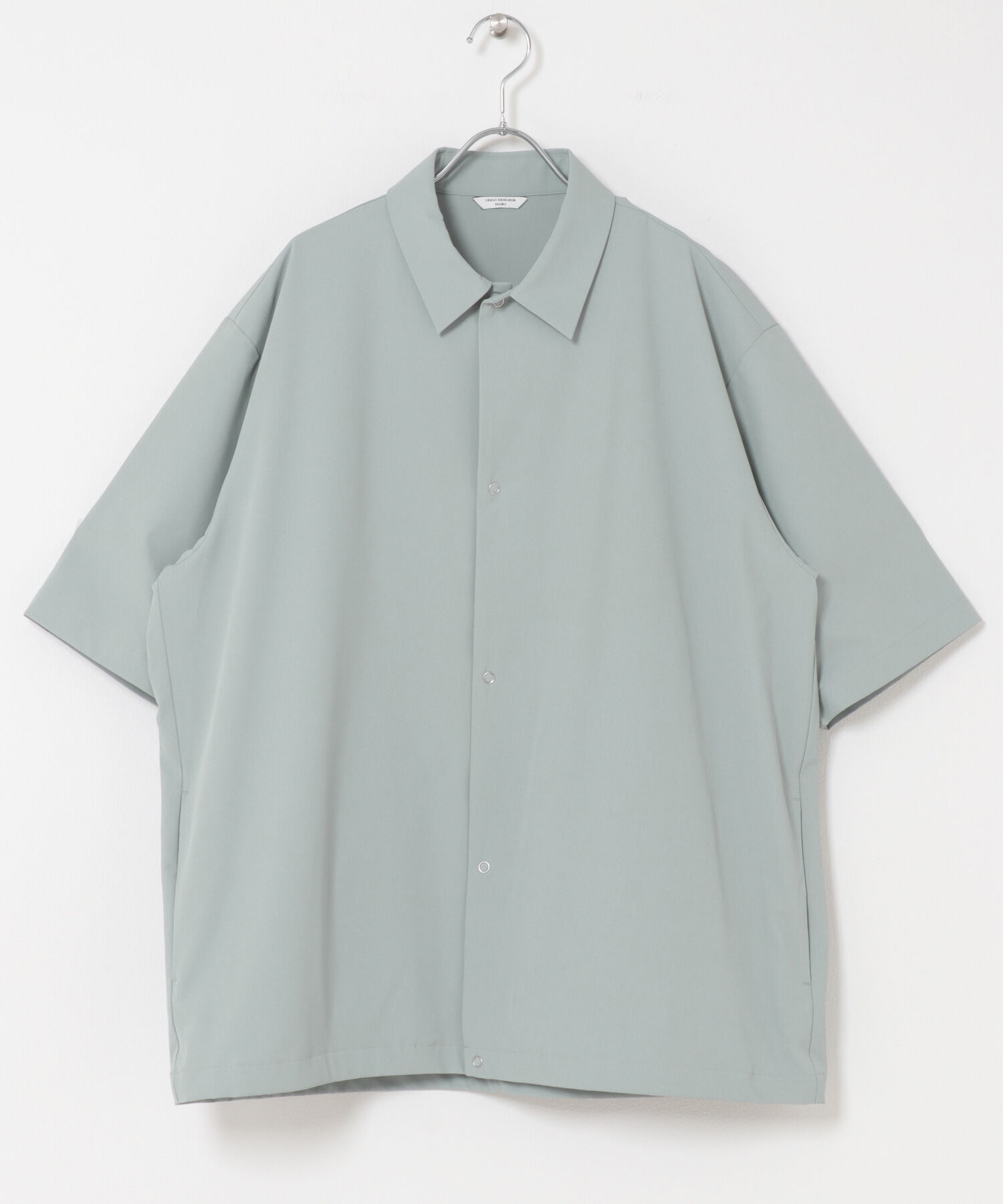 URBAN RESEARCH DOORS「『UR TECH』サマシェア ショートスリーブシャツカーディガン」|カーディガン|