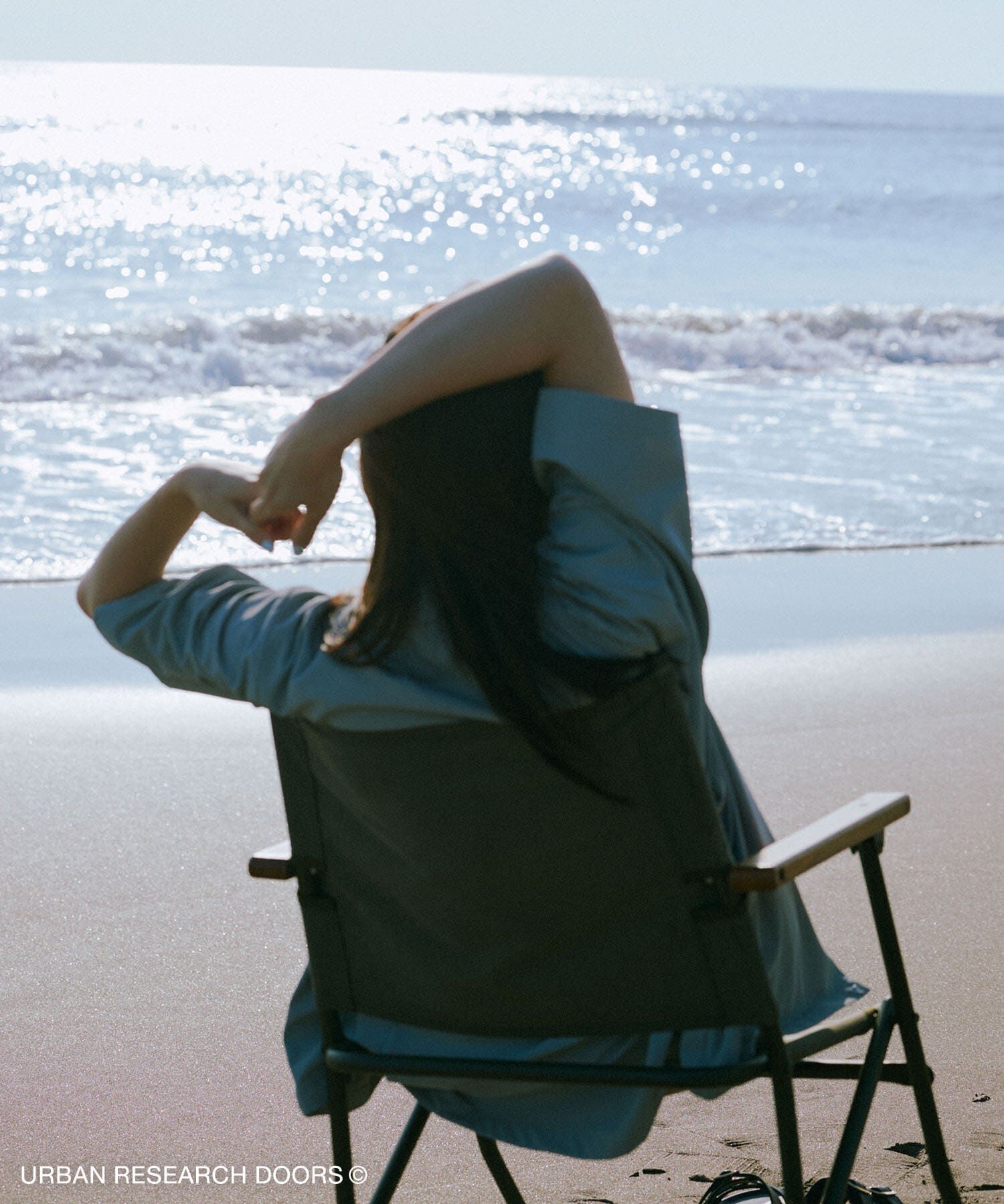 URBAN RESEARCH DOORS「『UR TECH』サマシェア ショートスリーブシャツカーディガン」|カーディガン|