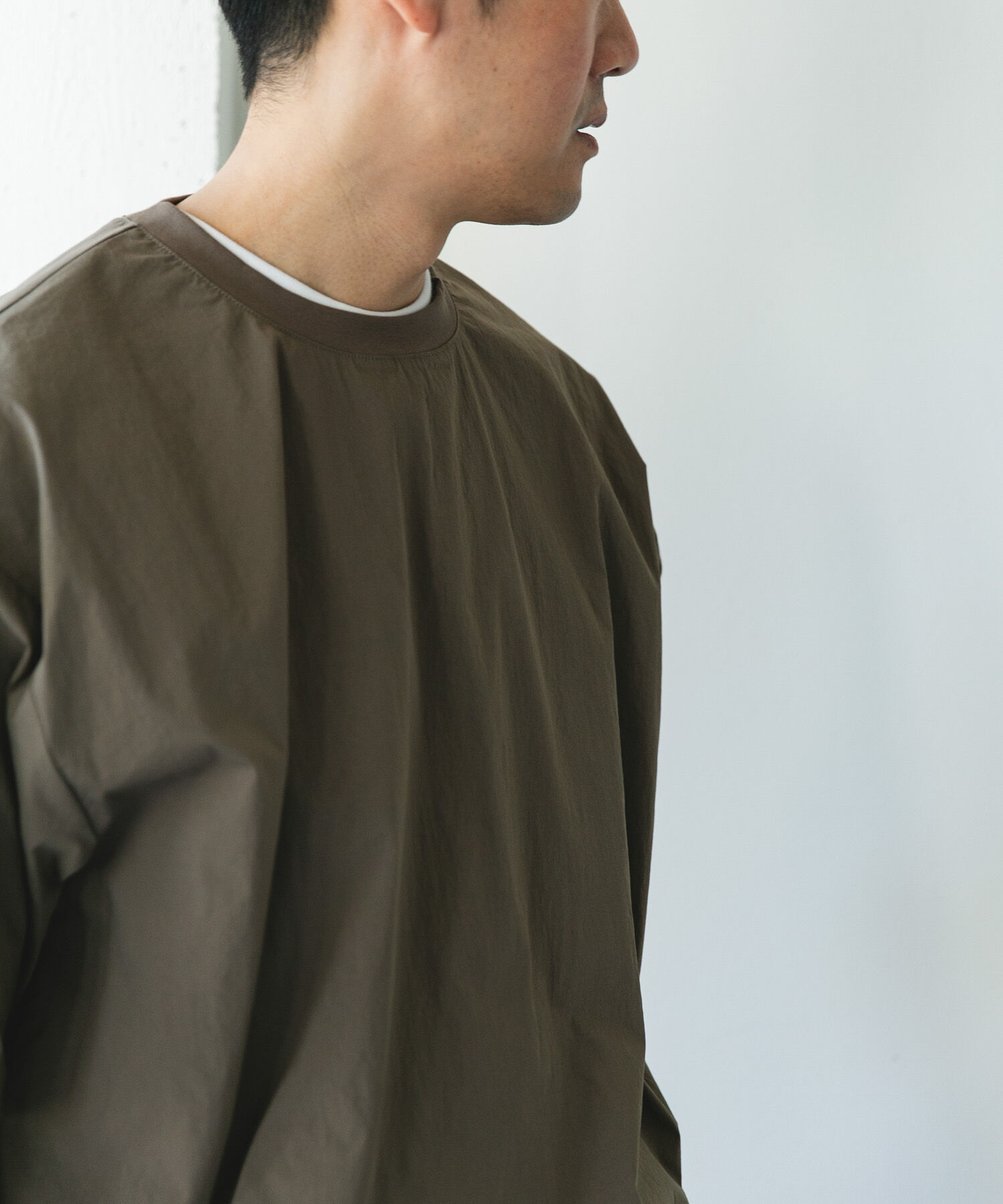 URBAN RESEARCH DOORS「『UVカット/接触冷感/吸水速乾』ストレッチクロス プルオーバー」|Tシャツ・カットソー|