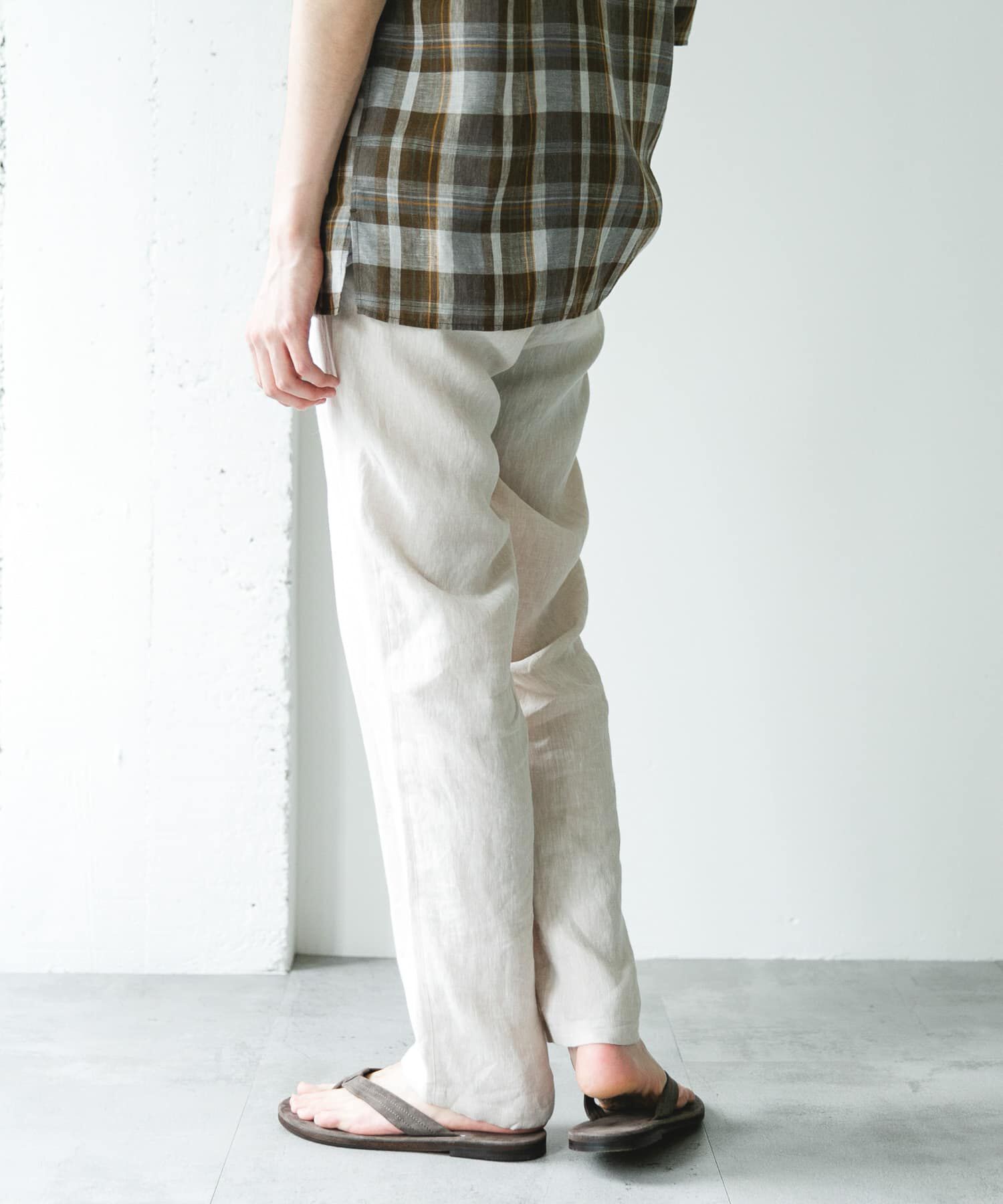 URBAN RESEARCH DOORS「シルケットリネン イージートラウザー」|その他|