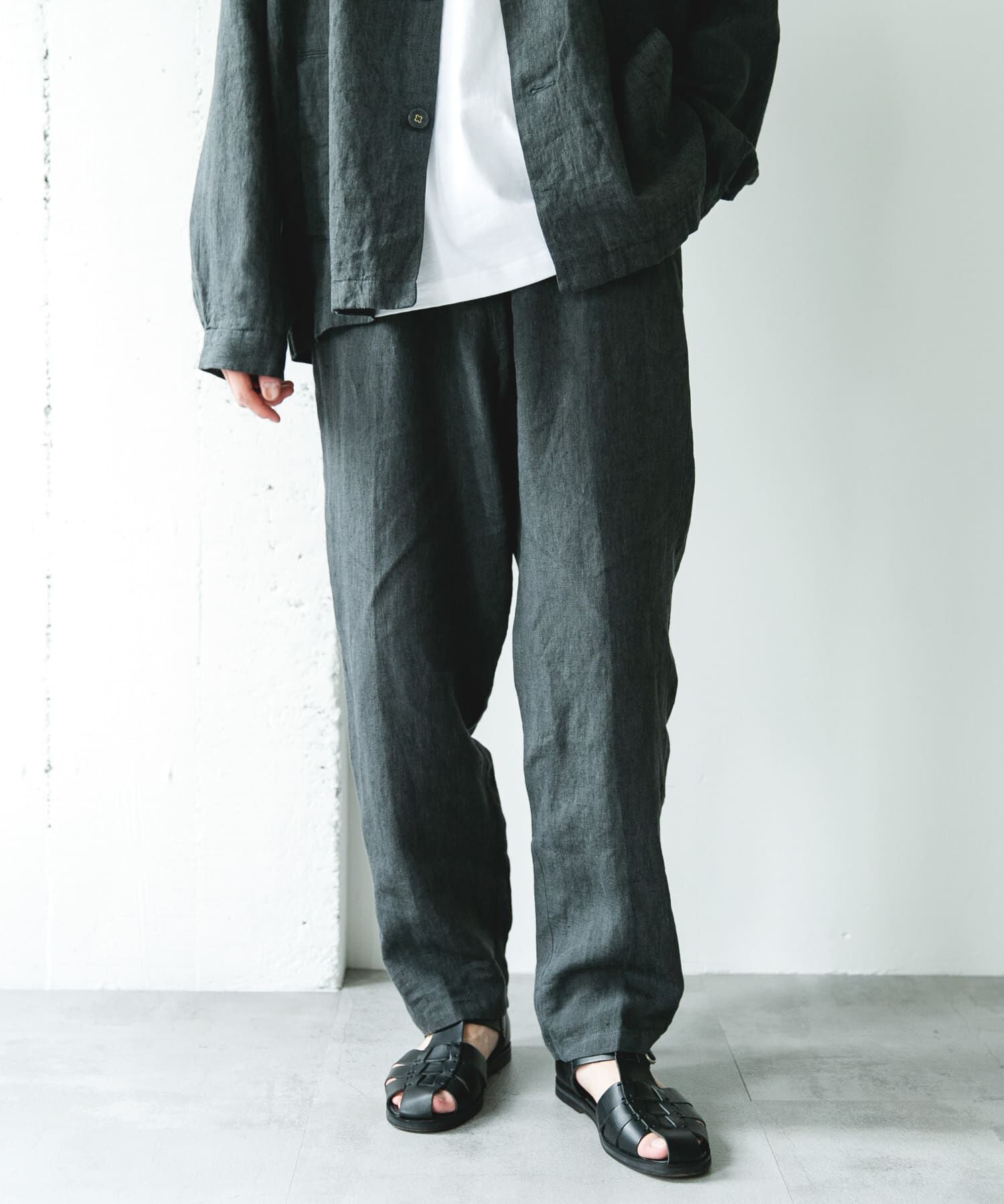 URBAN RESEARCH DOORS「シルケットリネン イージートラウザー」|その他|