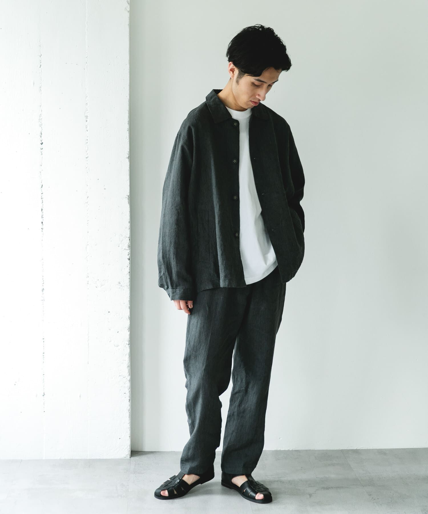 URBAN RESEARCH DOORS「シルケットリネン イージートラウザー」|その他|