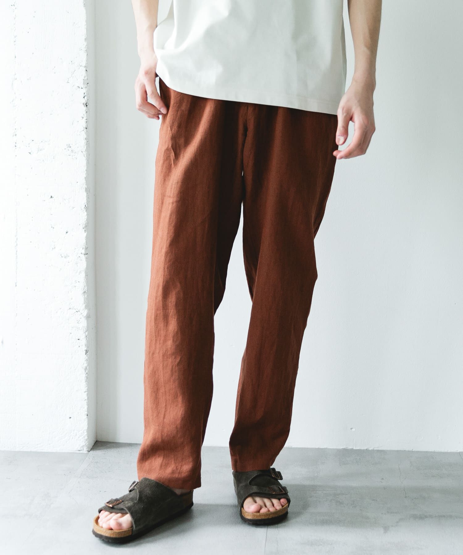 URBAN RESEARCH DOORS「シルケットリネン イージートラウザー」|その他|