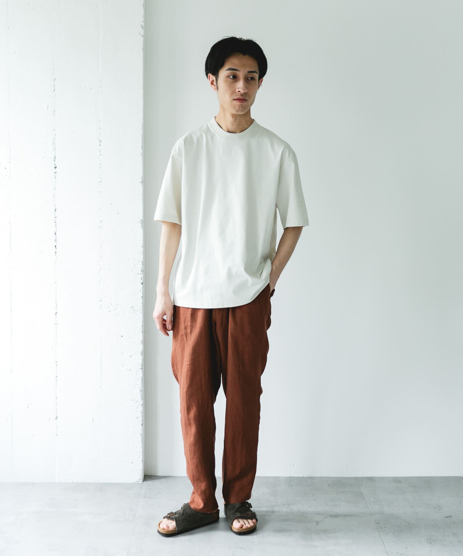 URBAN RESEARCH DOORS「シルケットリネン イージートラウザー」|その他|