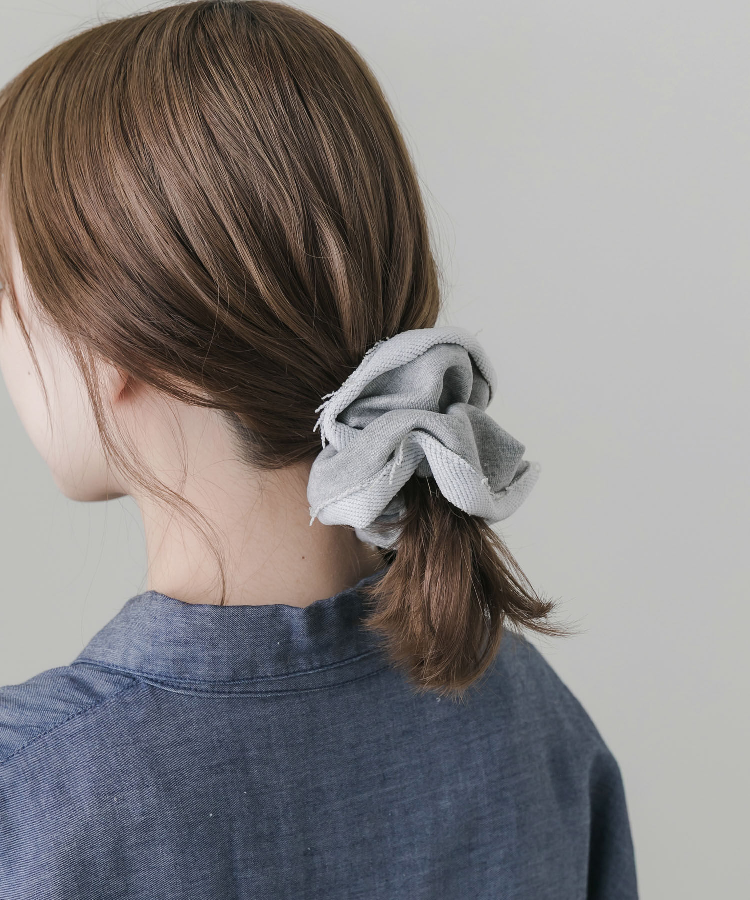 SMELLY「スウェットシュシュ」|ヘアゴム・シュシュ|