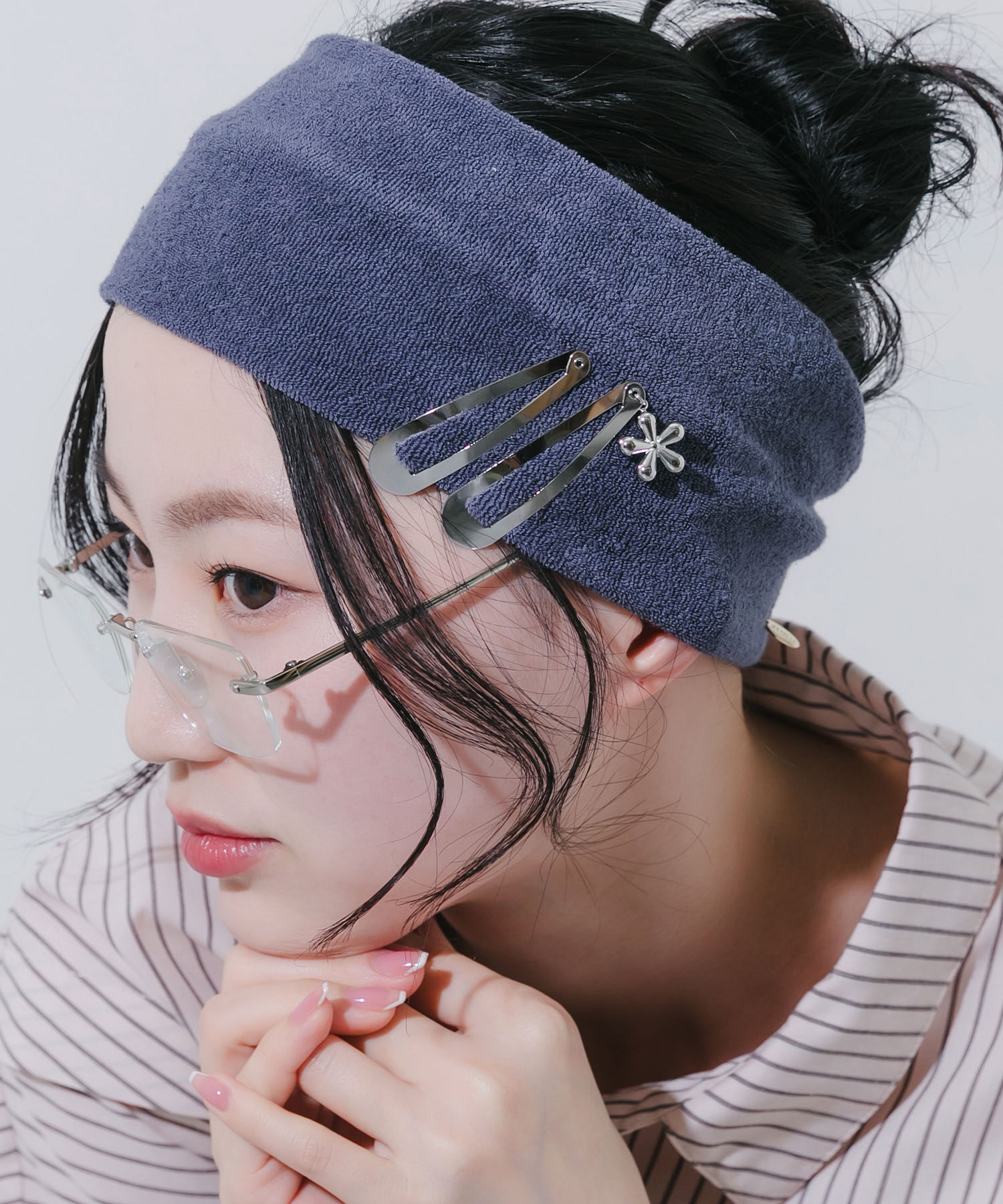 SMELLY「ステンレスフラワーチャームセットヘアピン」|その他|