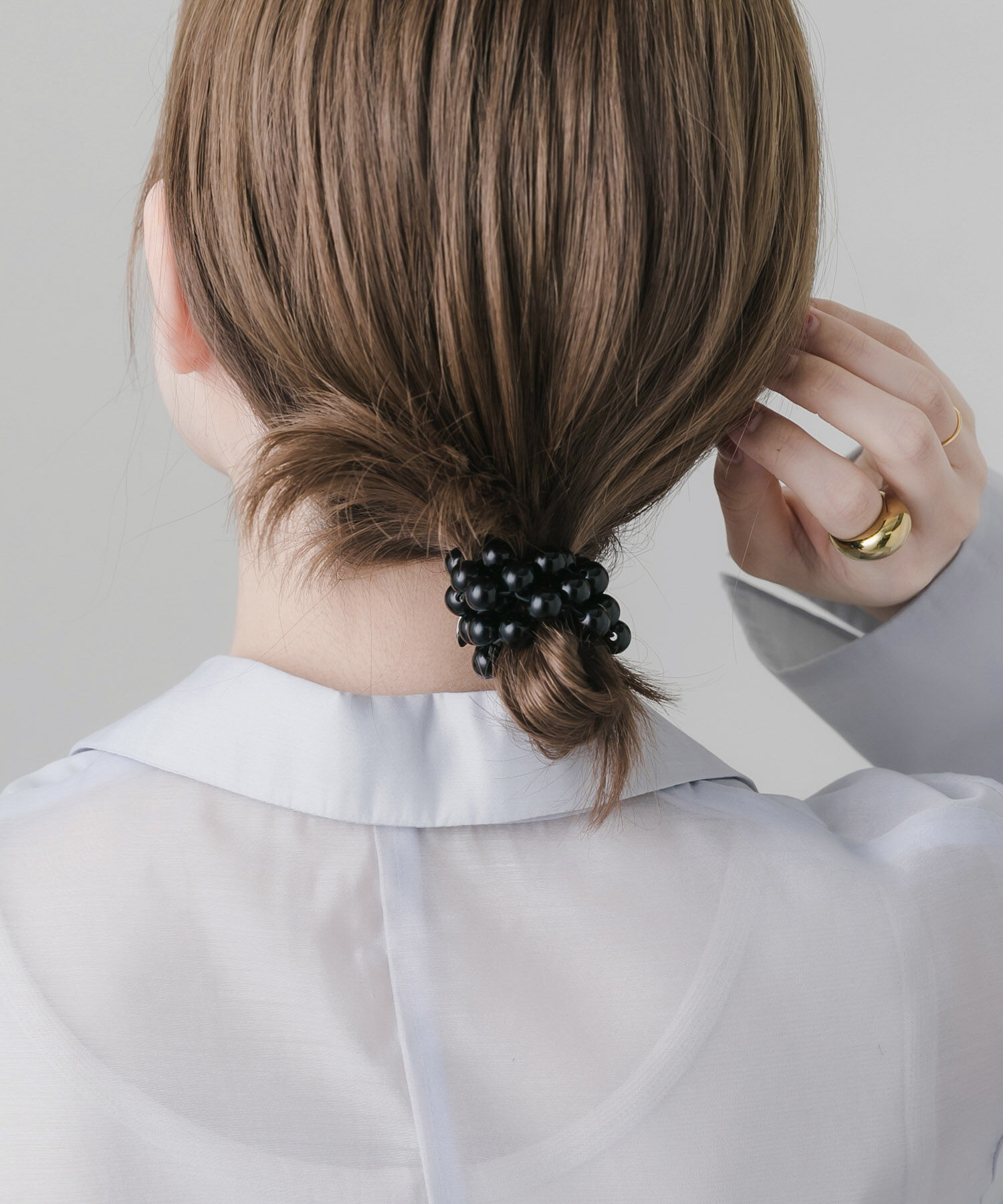 SMELLY「ボールレイヤードヘアポニー」|ヘアゴム・シュシュ|