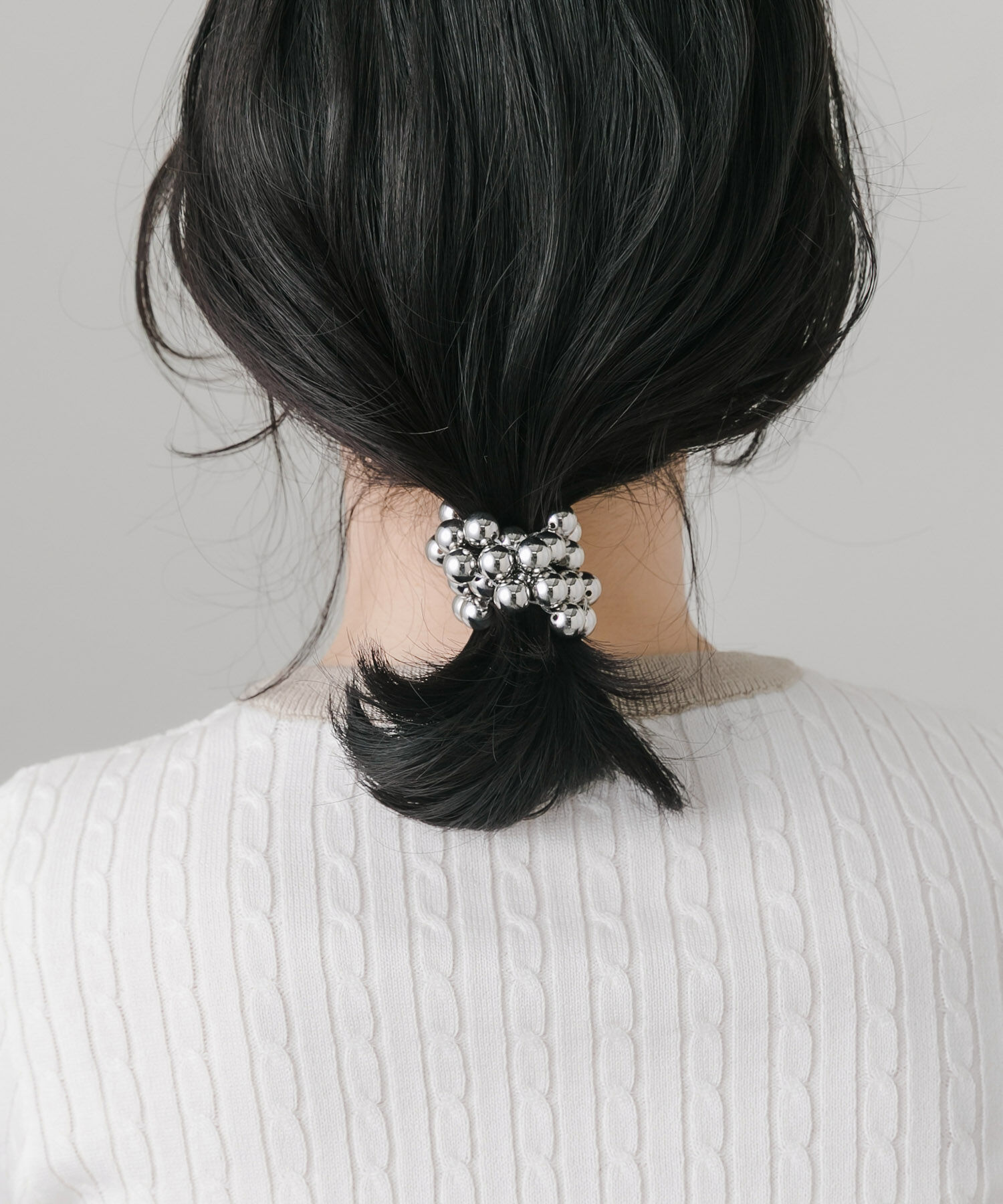 SMELLY「ボールレイヤードヘアポニー」|ヘアゴム・シュシュ|