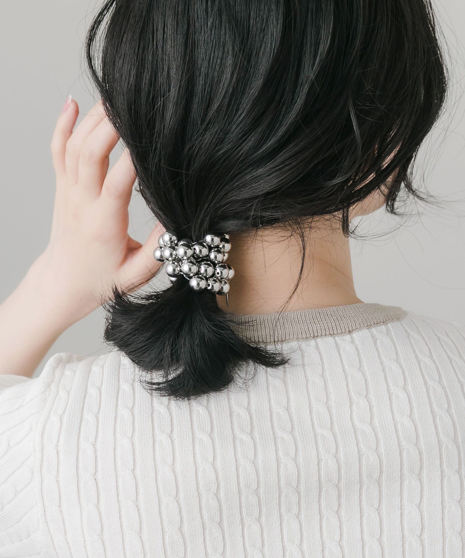 SMELLY「ボールレイヤードヘアポニー」|ヘアゴム・シュシュ|