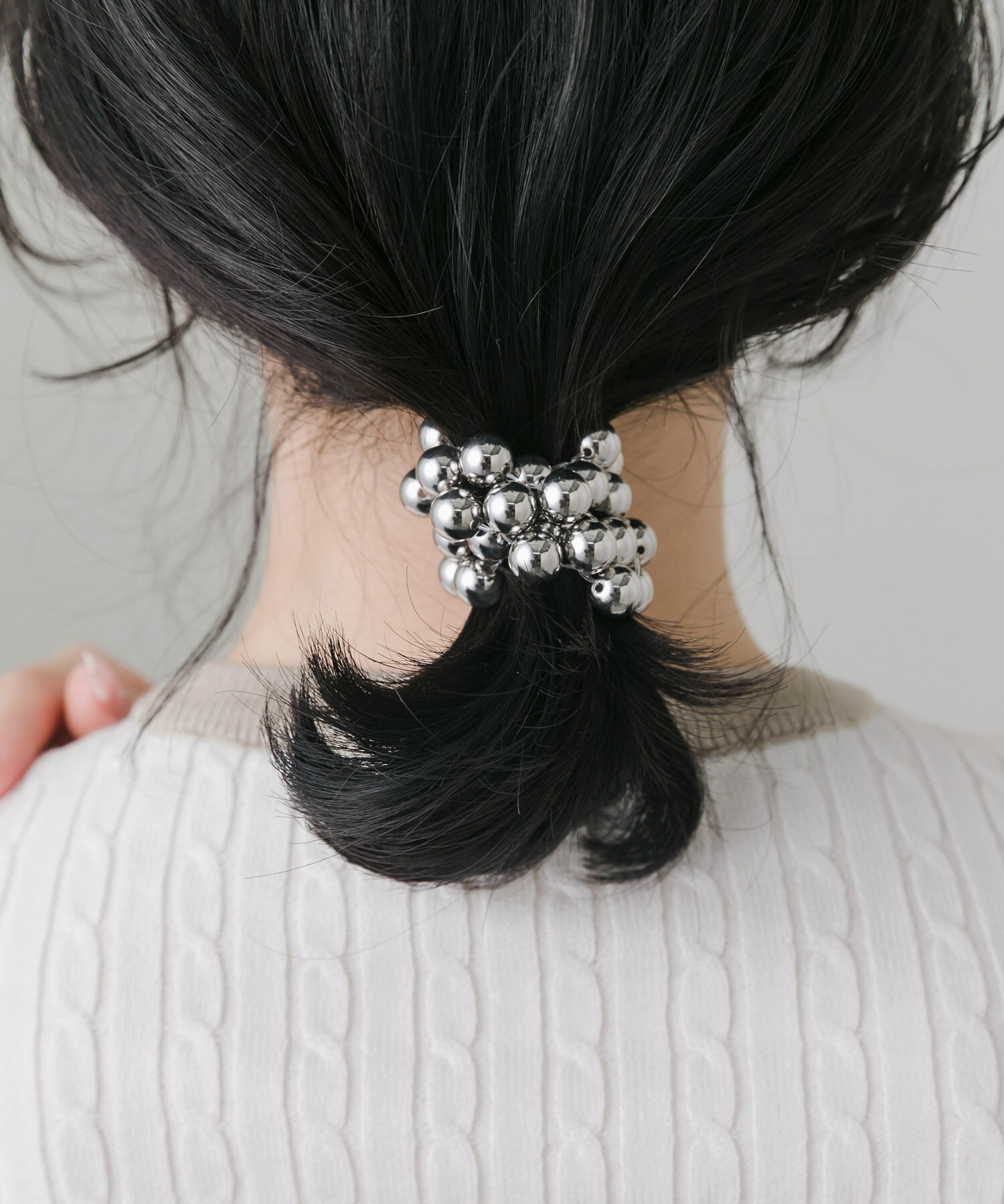 SMELLY「ボールレイヤードヘアポニー」|ヘアゴム・シュシュ|