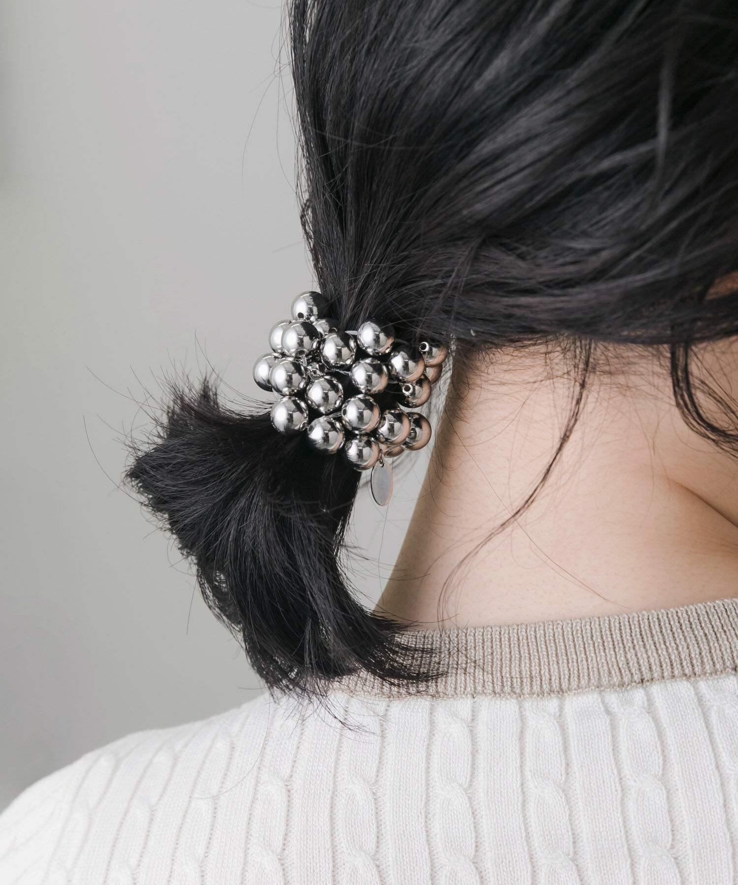 SMELLY「ボールレイヤードヘアポニー」|ヘアゴム・シュシュ|