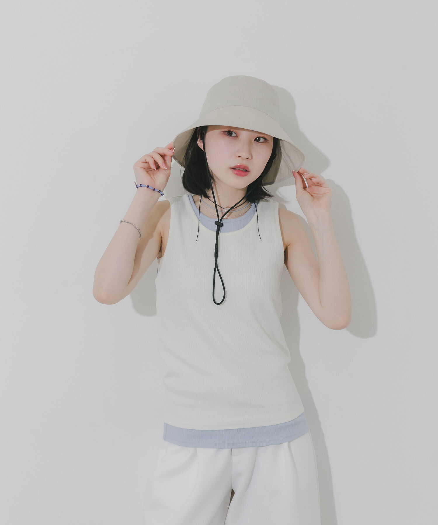 SMELLY「『撥水/UVカット』ハッスイドロストバケットハット」|ハット|