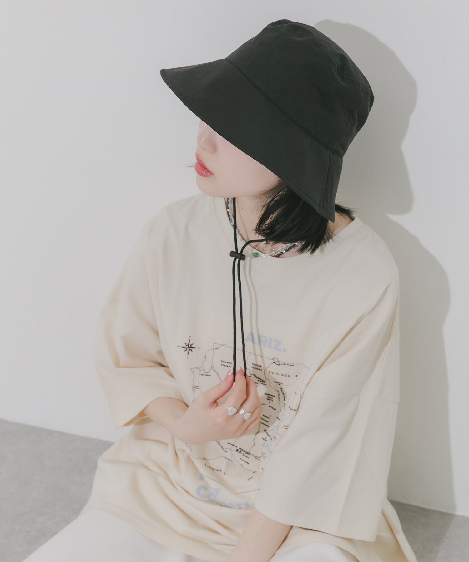 SMELLY「『撥水/UVカット』ハッスイドロストバケットハット」|ハット|