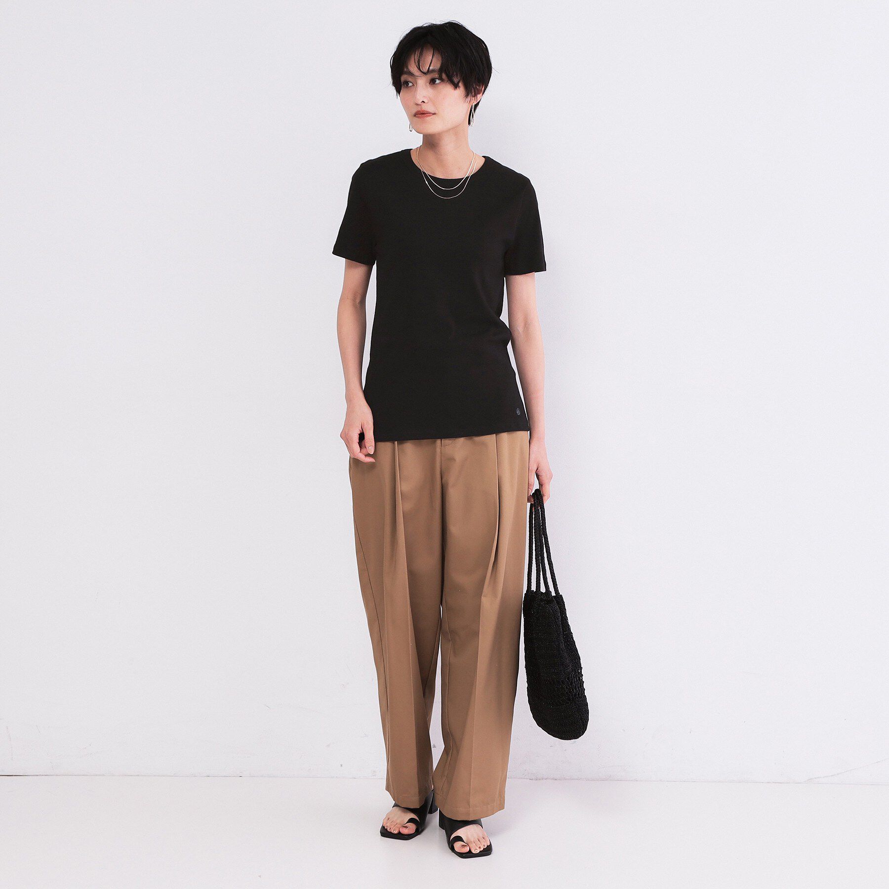 OPAQUE.CLIP「【PETIT BATEAU／プチバトー】クルーネック半袖Tシャツ」|Tシャツ・カットソー|