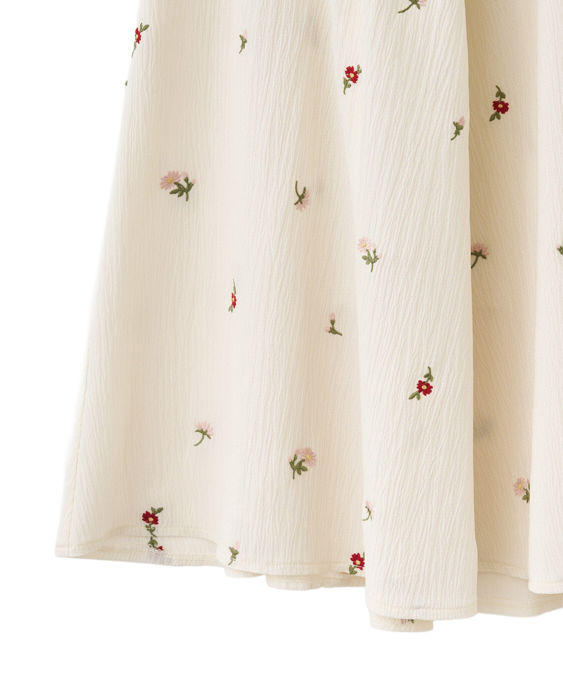 COCO DEAL「フラワー/スター刺繍ティアードスカート」|スカート|