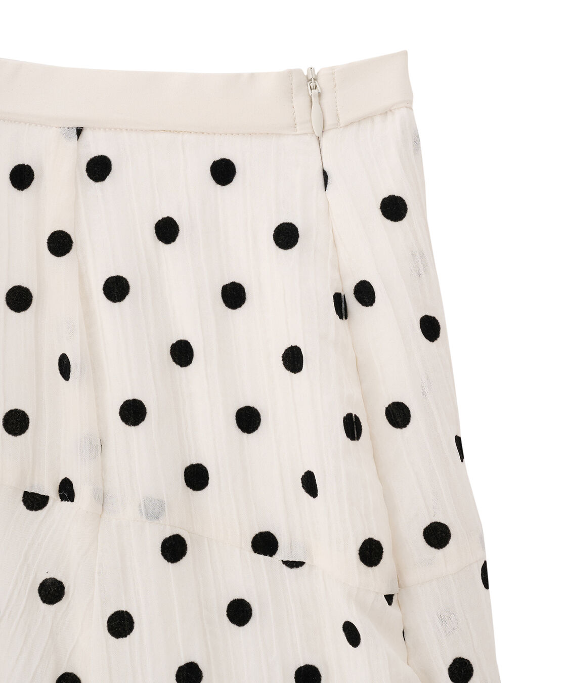 COCO DEAL「フロッキードットフレアスカート」|スカート|