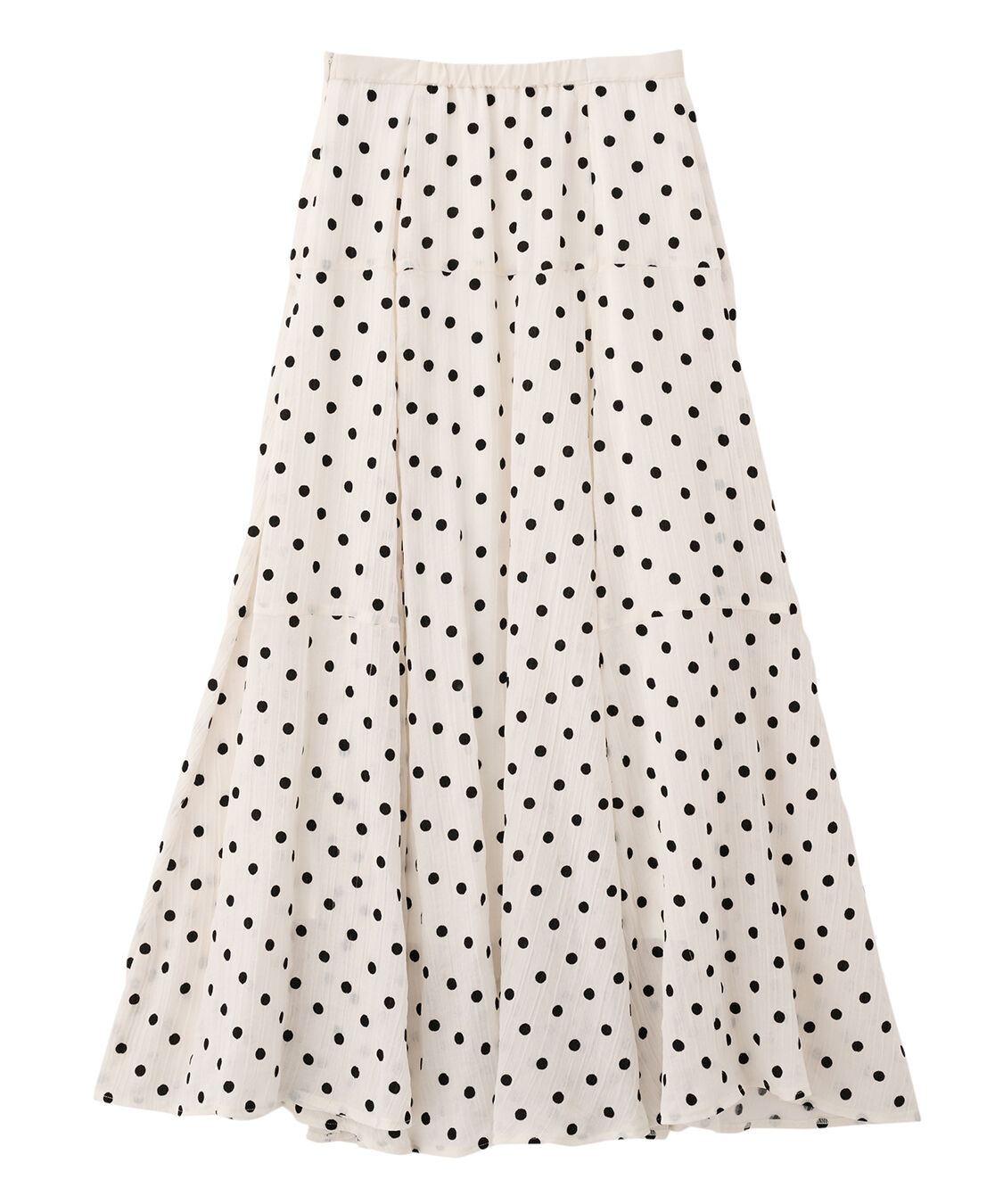 COCO DEAL「フロッキードットフレアスカート」|スカート|