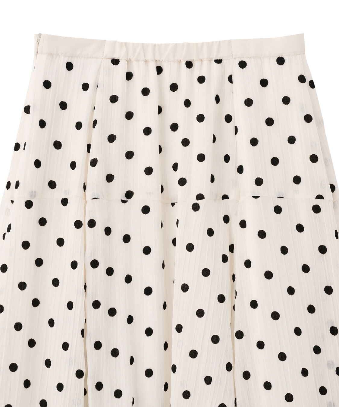 COCO DEAL「フロッキードットフレアスカート」|スカート|