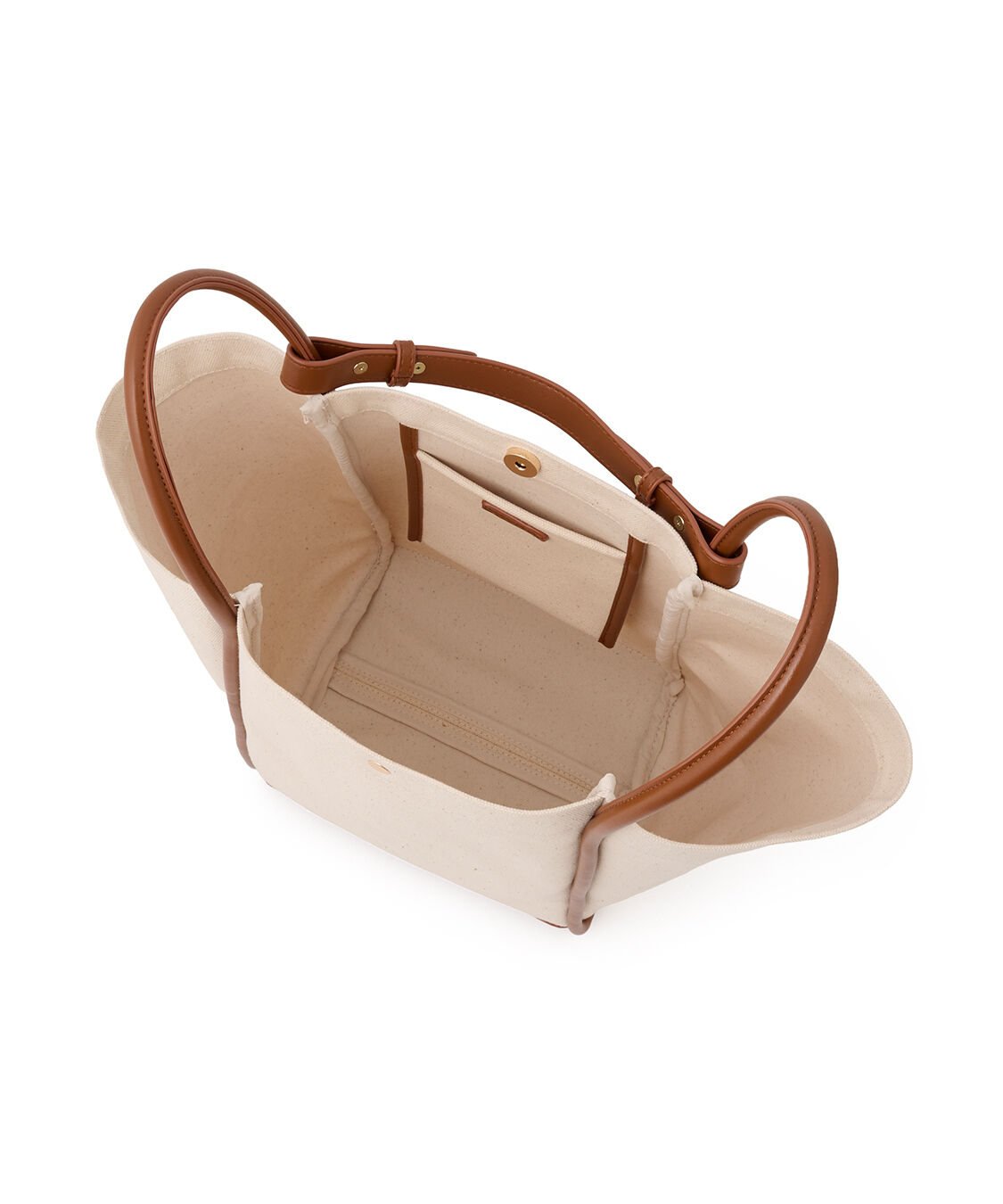 COCO DEAL「バイカラートリミングキャンバストート」|トートバッグ|