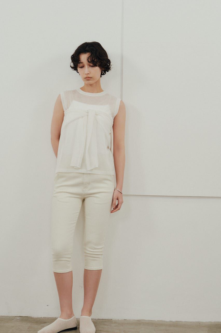 STYLEMIXER「ストレッチデニムカプリパンツ」|デニム|